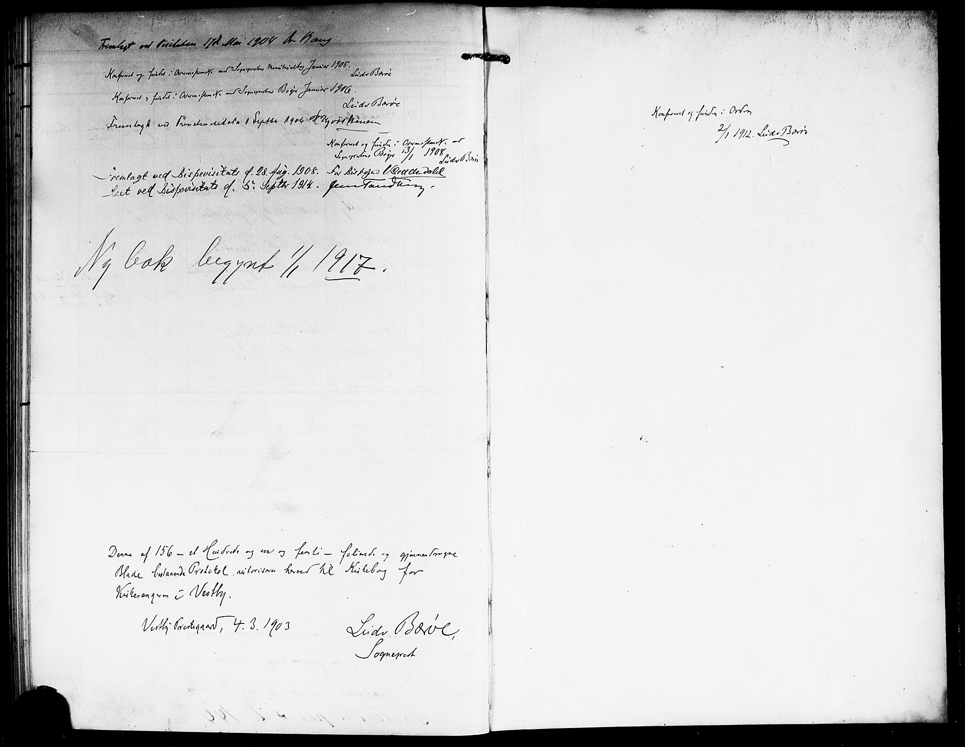 Vestby prestekontor Kirkebøker, SAO/A-10893/G/Ga/L0002: Parish register (copy) no. I 2, 1903-1916