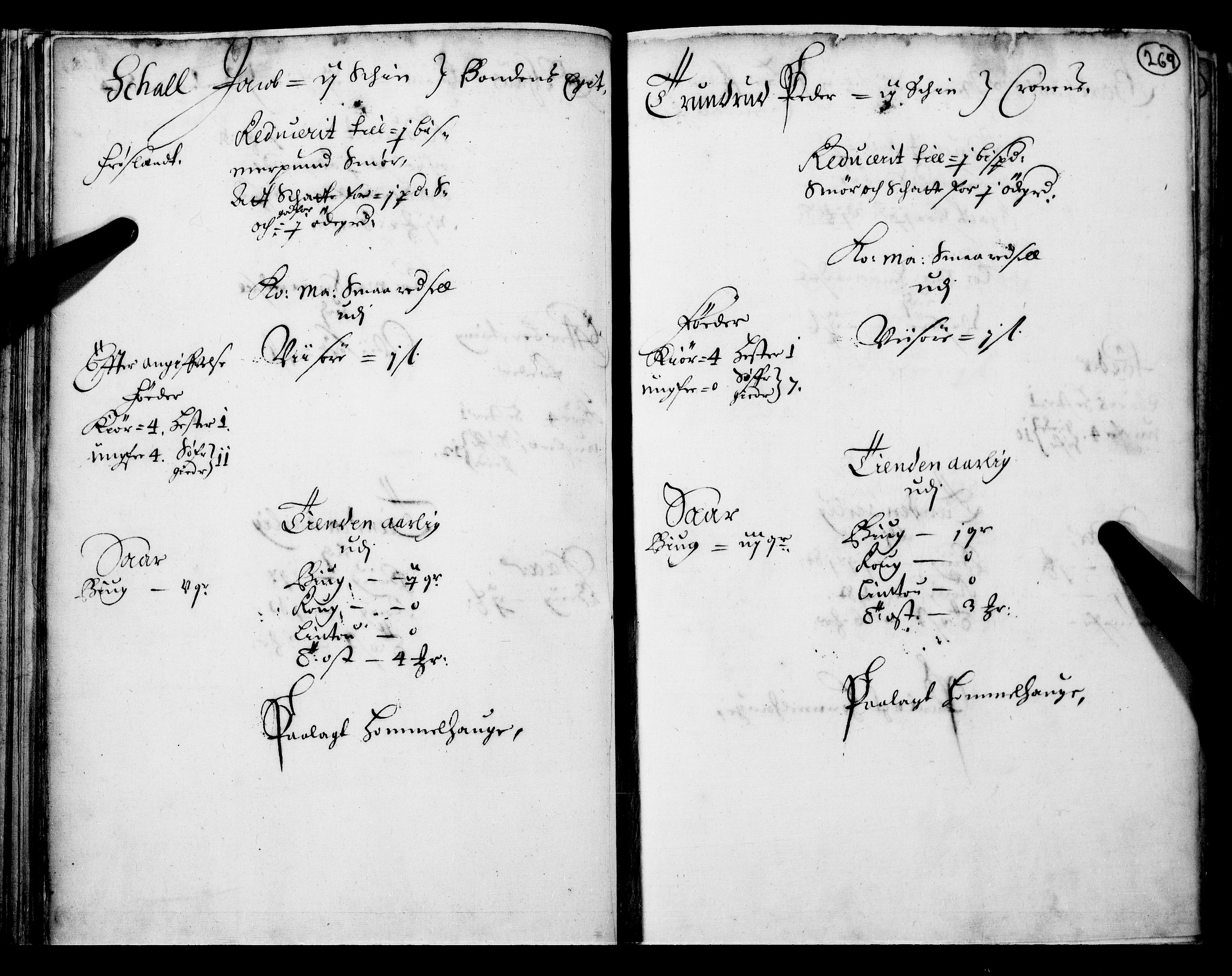 Rentekammeret inntil 1814, Realistisk ordnet avdeling, AV/RA-EA-4070/N/Nb/Nba/L0017: Hadeland og Valdres fogderi, 2. del, 1669, p. 268b-269a