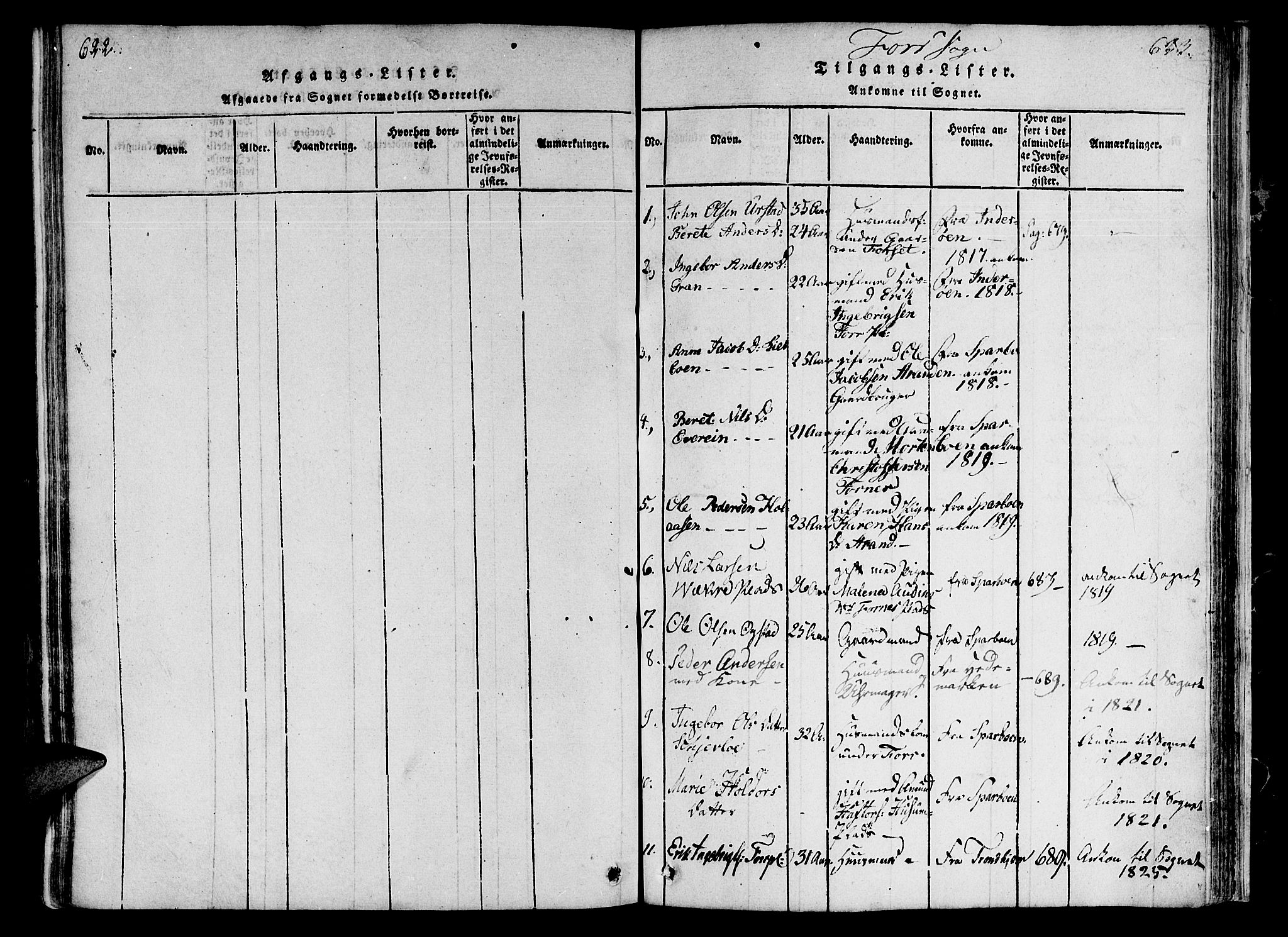 Ministerialprotokoller, klokkerbøker og fødselsregistre - Nord-Trøndelag, SAT/A-1458/746/L0441: Parish register (official) no. 746A03 /1, 1816-1827, p. 622-623