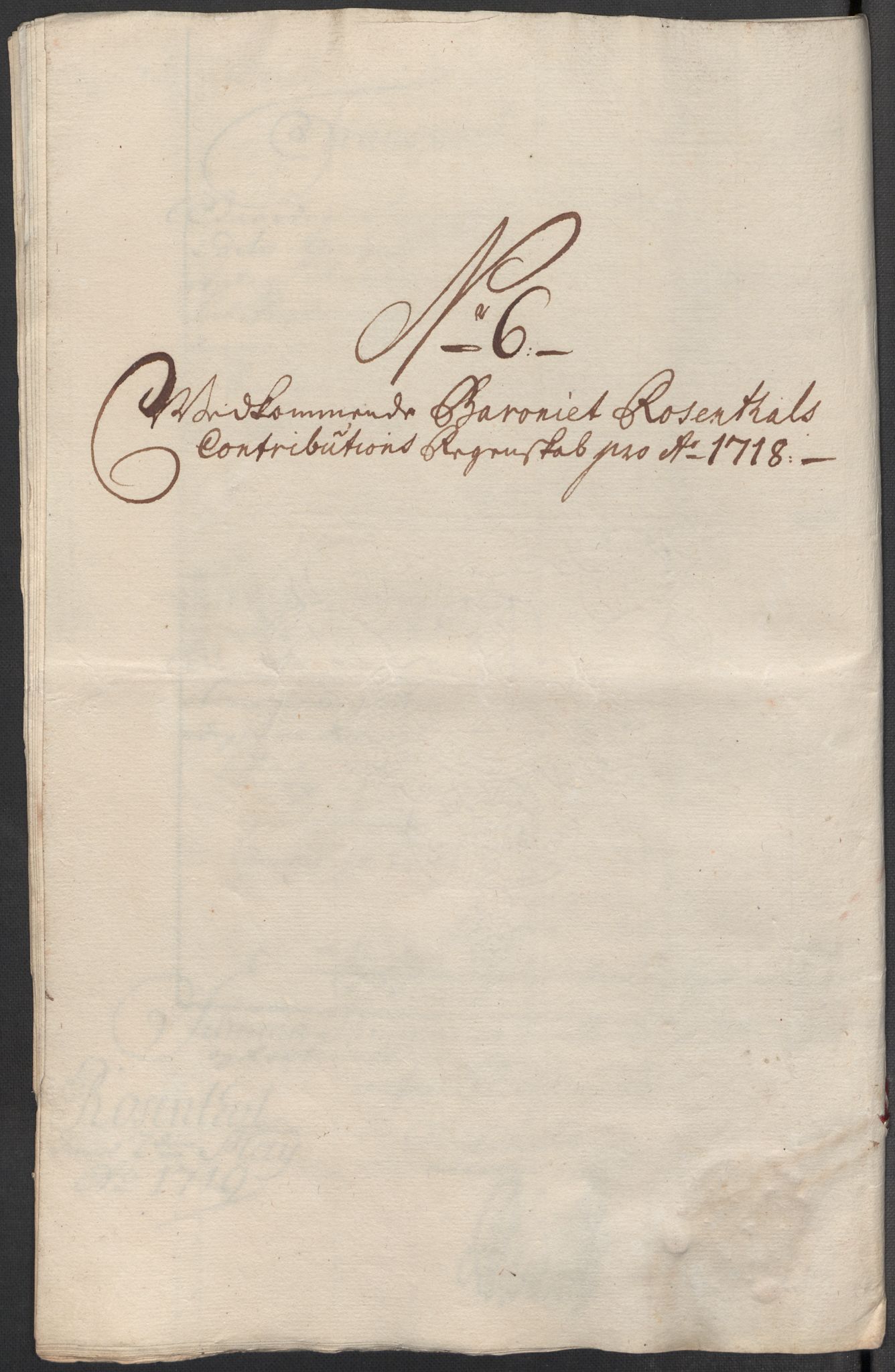 Rentekammeret inntil 1814, Reviderte regnskaper, Fogderegnskap, RA/EA-4092/R49/L3140: Fogderegnskap Rosendal Baroni, 1718-1720, p. 60