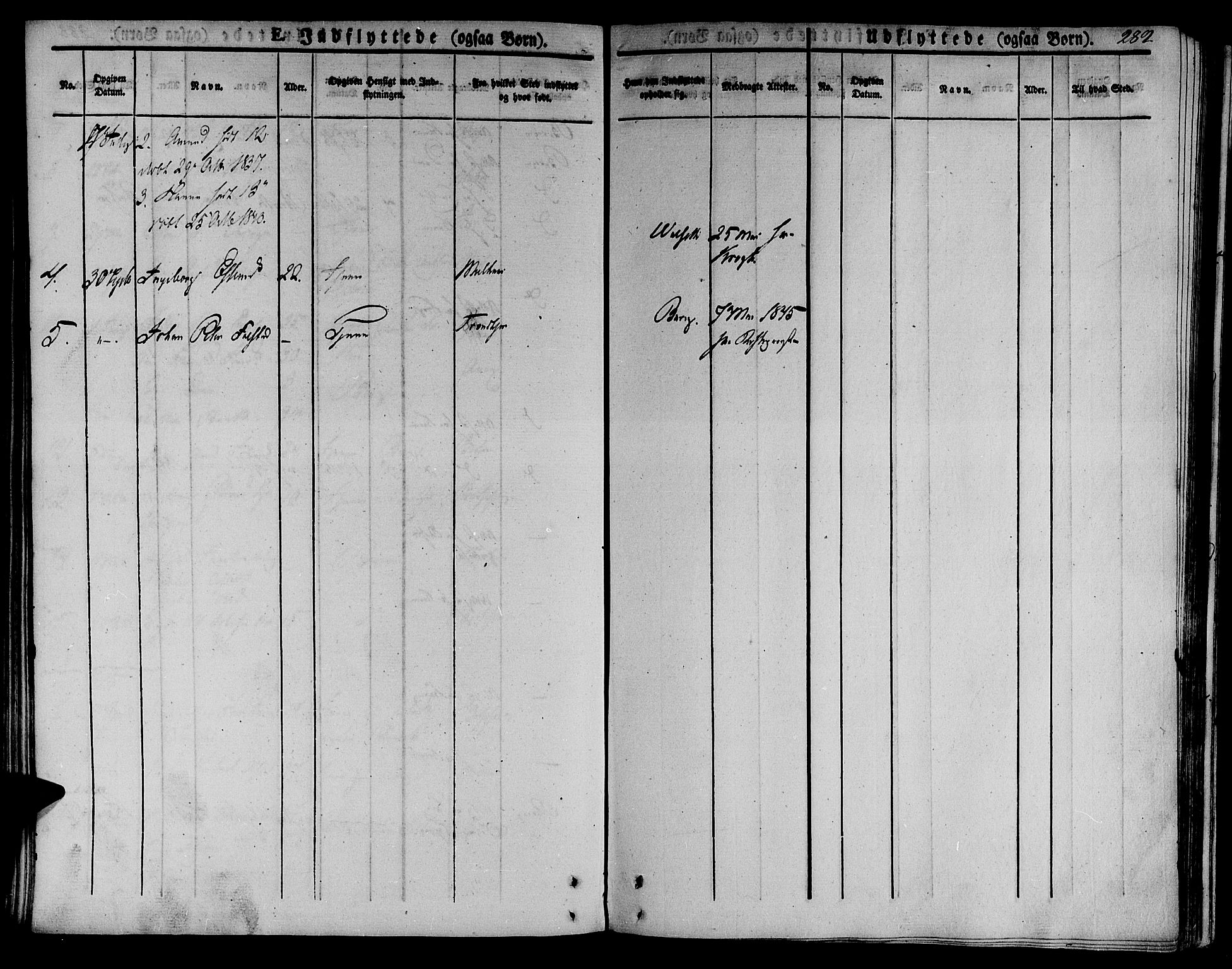 Ministerialprotokoller, klokkerbøker og fødselsregistre - Sør-Trøndelag, AV/SAT-A-1456/612/L0375: Parish register (official) no. 612A07 /2, 1829-1845, p. 289