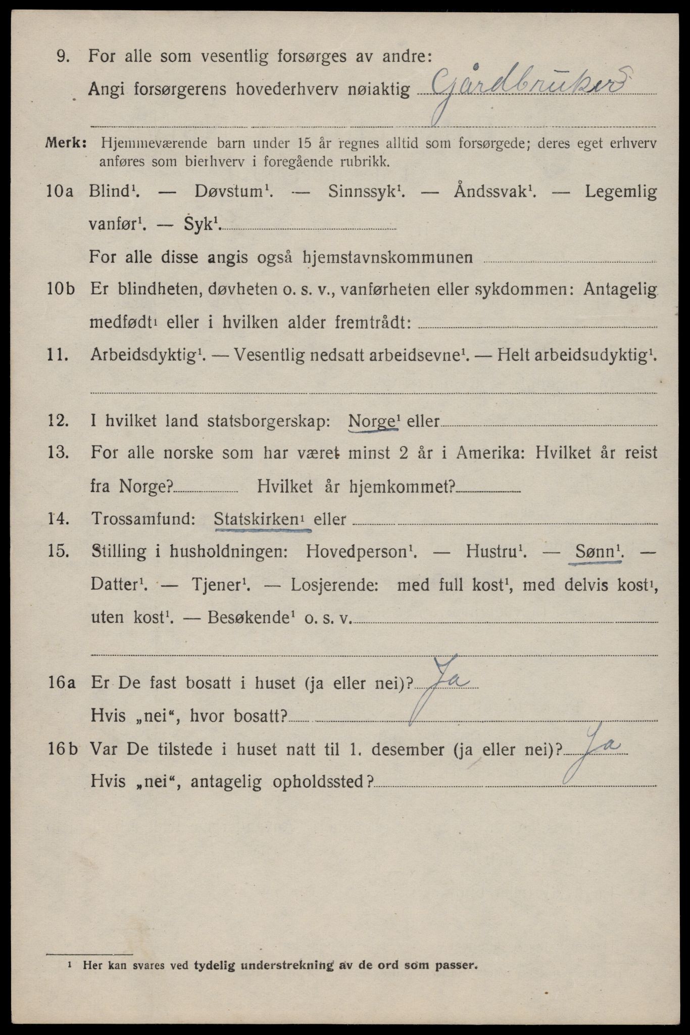 SAST, 1920 census for Sand, 1920, p. 782