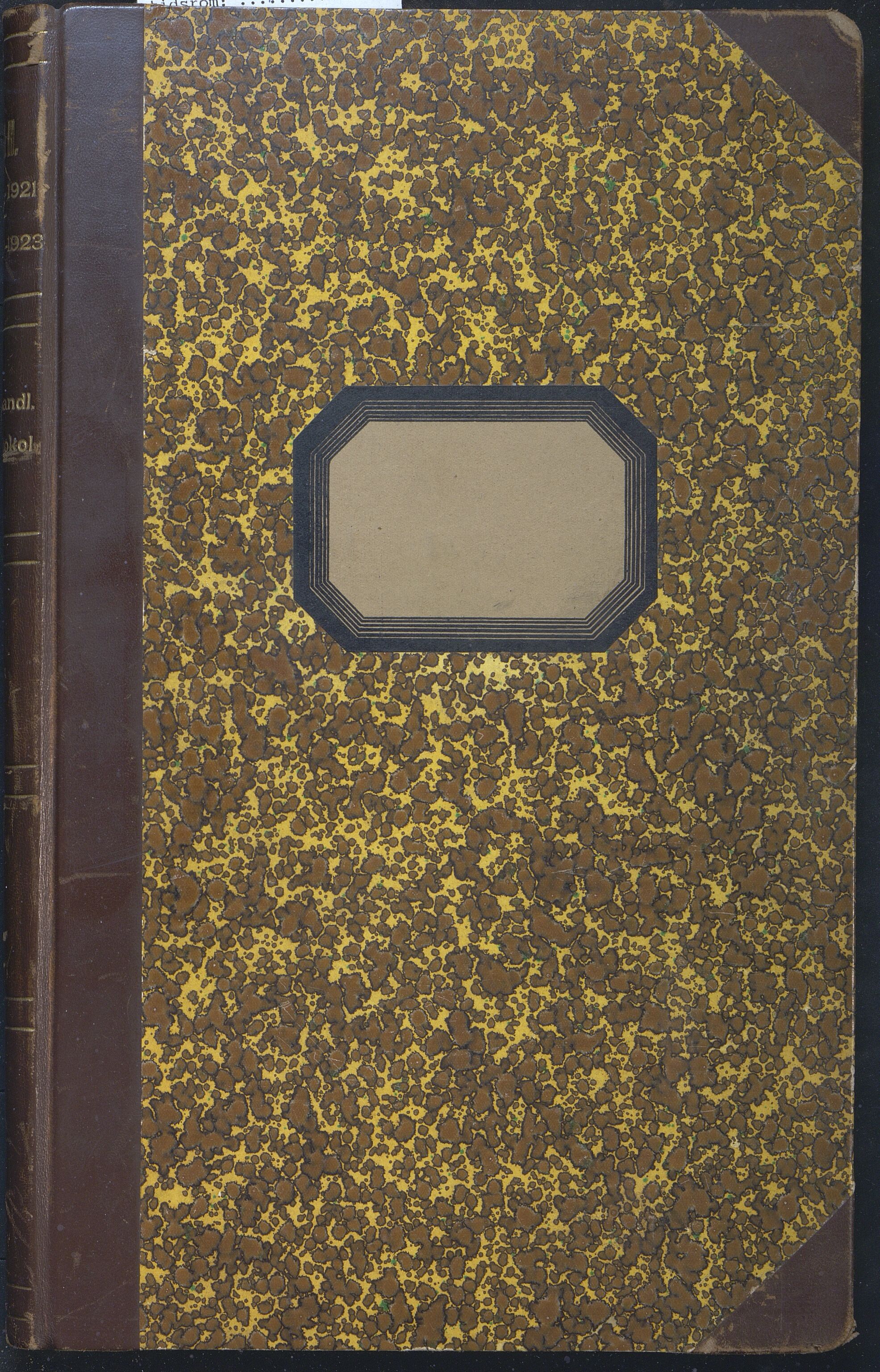 Kyrkjebø kommune. Formannskapet, VLFK/K-14161.150/100/L0007: møtebok for kommunestyret og formannskapet i Kyrkjebø kommune, 1921-1923