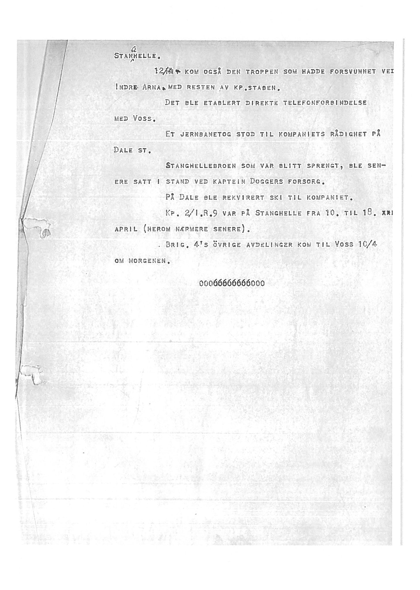 Oberst Sverre Blom - manuskript til krigshistorie, SAB/-/F/L0001: Manuskript "Krigens historie - operasjonene til lands på Vestlandet 1940" av oberst Sverre Blom, 1940, p. 15