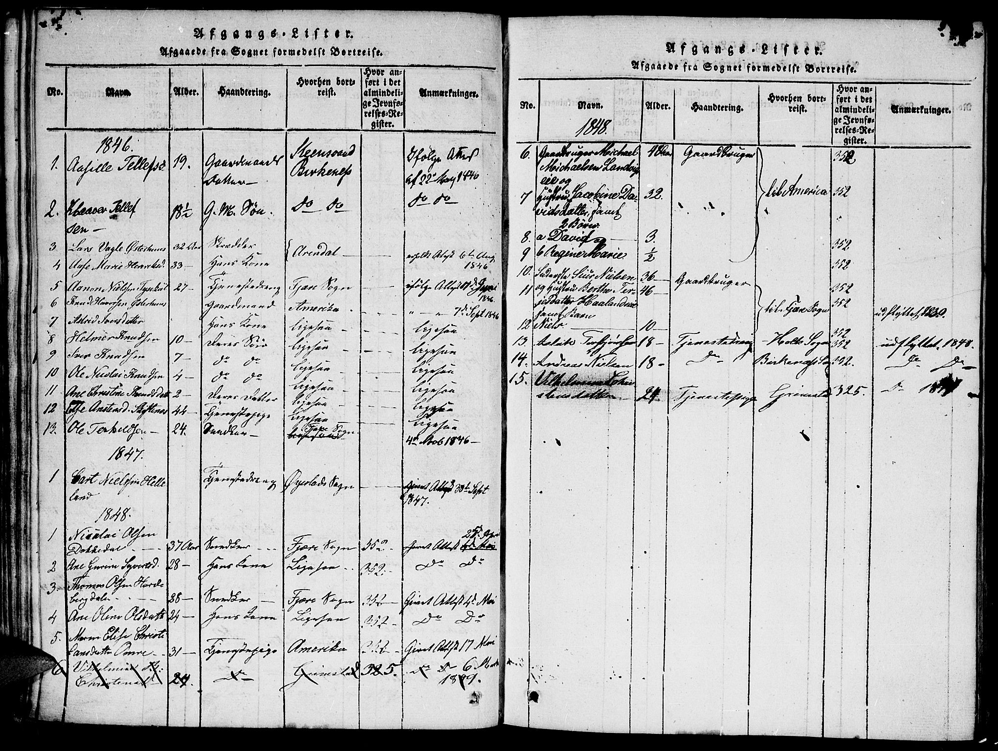 Hommedal sokneprestkontor, SAK/1111-0023/F/Fa/Fab/L0003: Parish register (official) no. A 3, 1815-1848, p. 280
