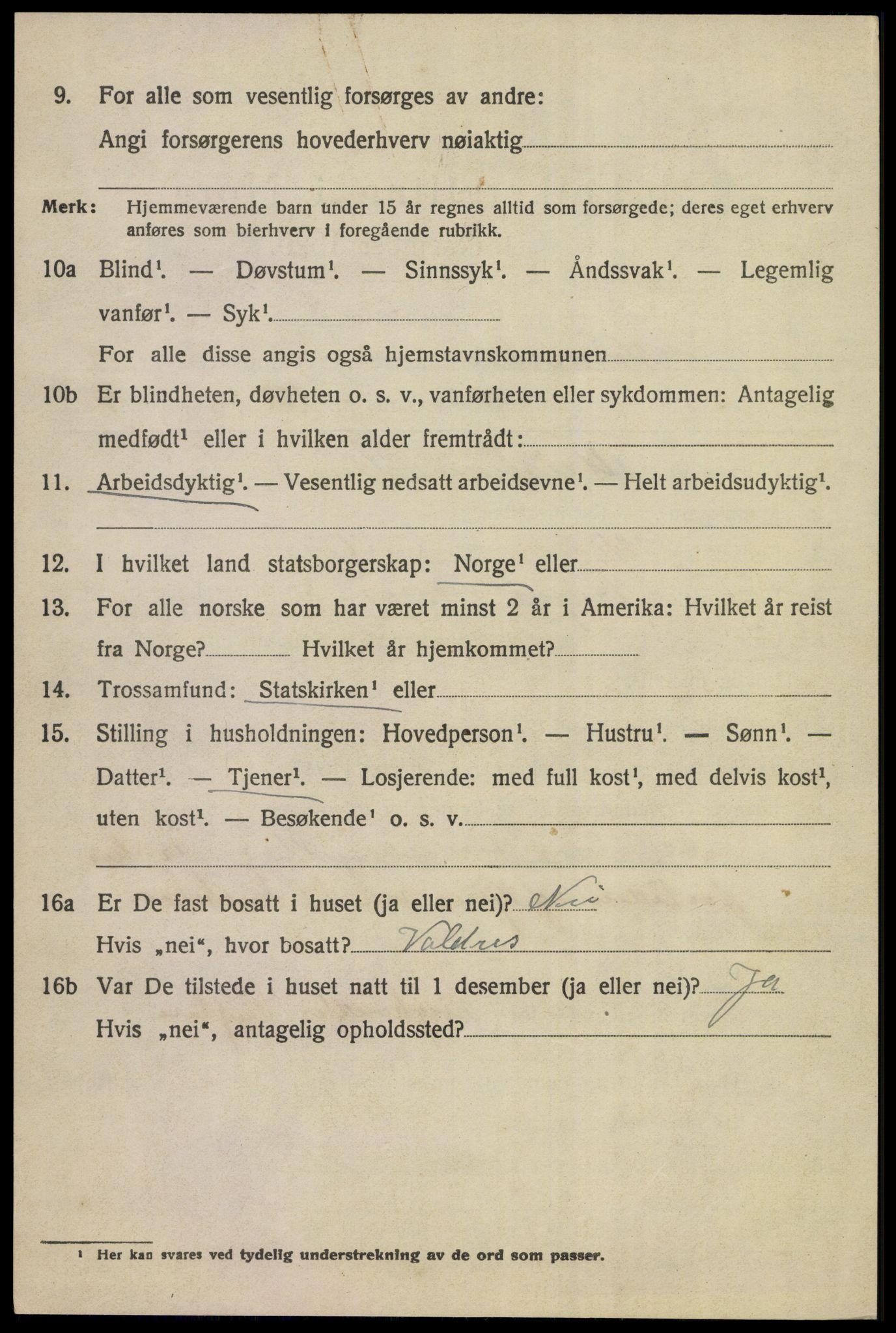 SAKO, 1920 census for Norderhov, 1920, p. 19747