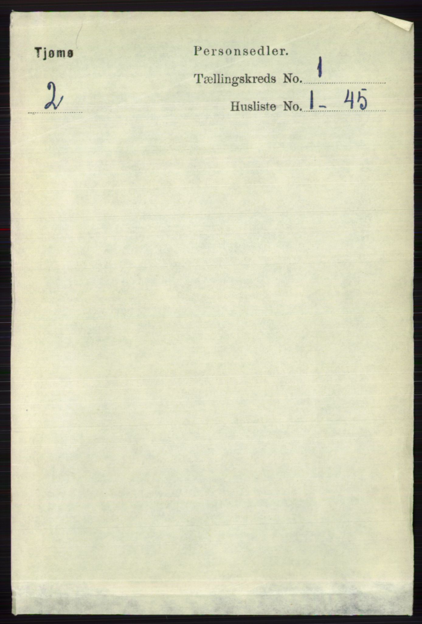 RA, 1891 census for 0723 Tjøme, 1891, p. 74