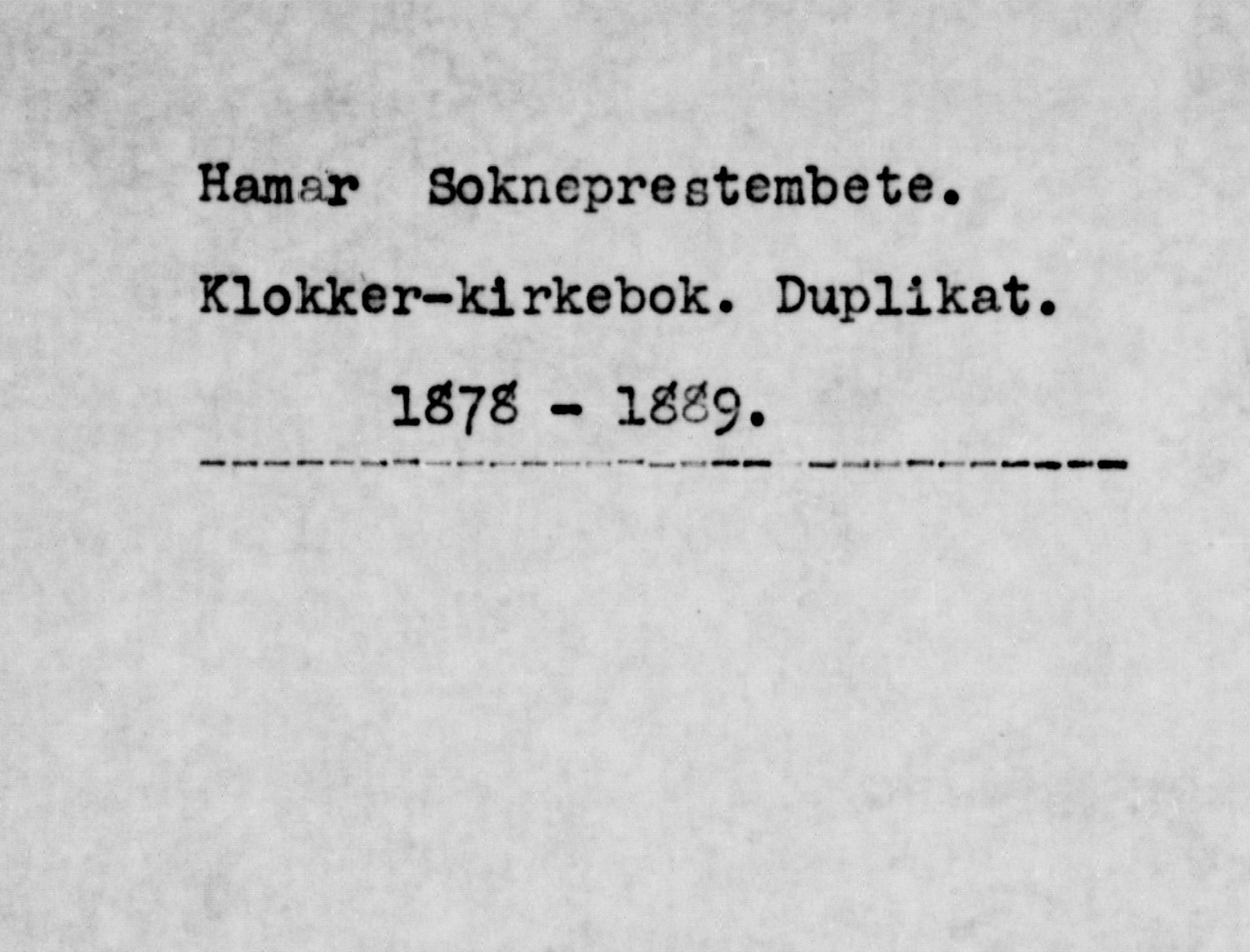 Vang prestekontor, Hedmark, SAH/PREST-008/H/Ha/Hab/L0012: Parish register (copy) no. 12, 1878-1889