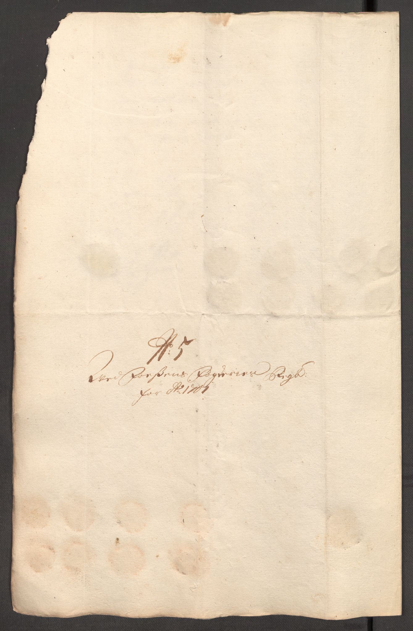 Rentekammeret inntil 1814, Reviderte regnskaper, Fogderegnskap, AV/RA-EA-4092/R57/L3854: Fogderegnskap Fosen, 1700-1701, p. 258