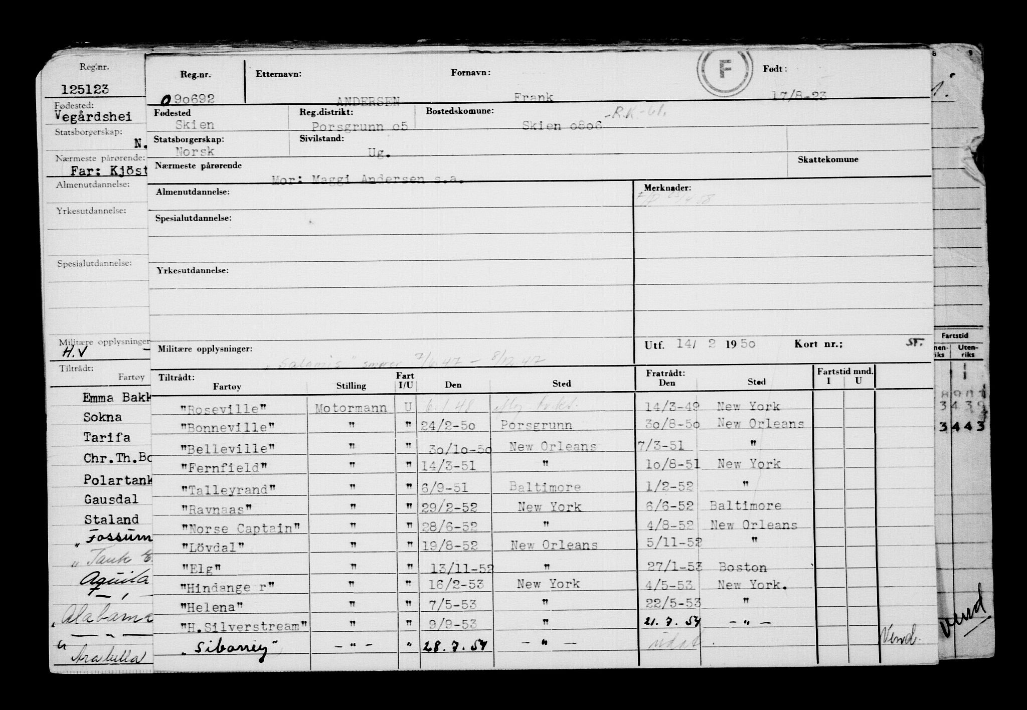 Direktoratet for sjømenn, AV/RA-S-3545/G/Gb/L0222: Hovedkort, 1923, p. 65