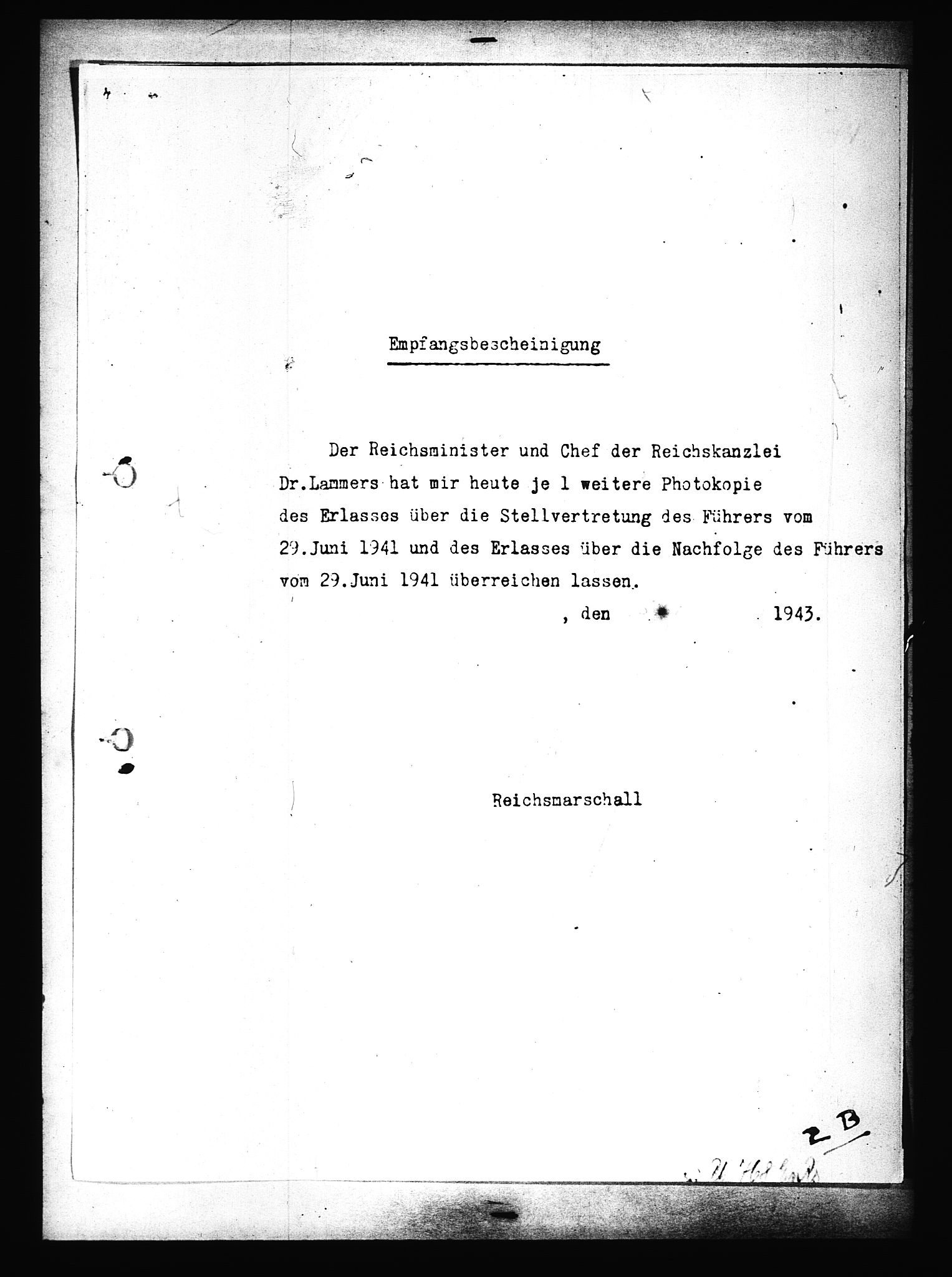 Documents Section, AV/RA-RAFA-2200/V/L0091: Amerikansk mikrofilm "Captured German Documents".
Box No. 953.  FKA jnr. 59/1955., 1935-1942, p. 546