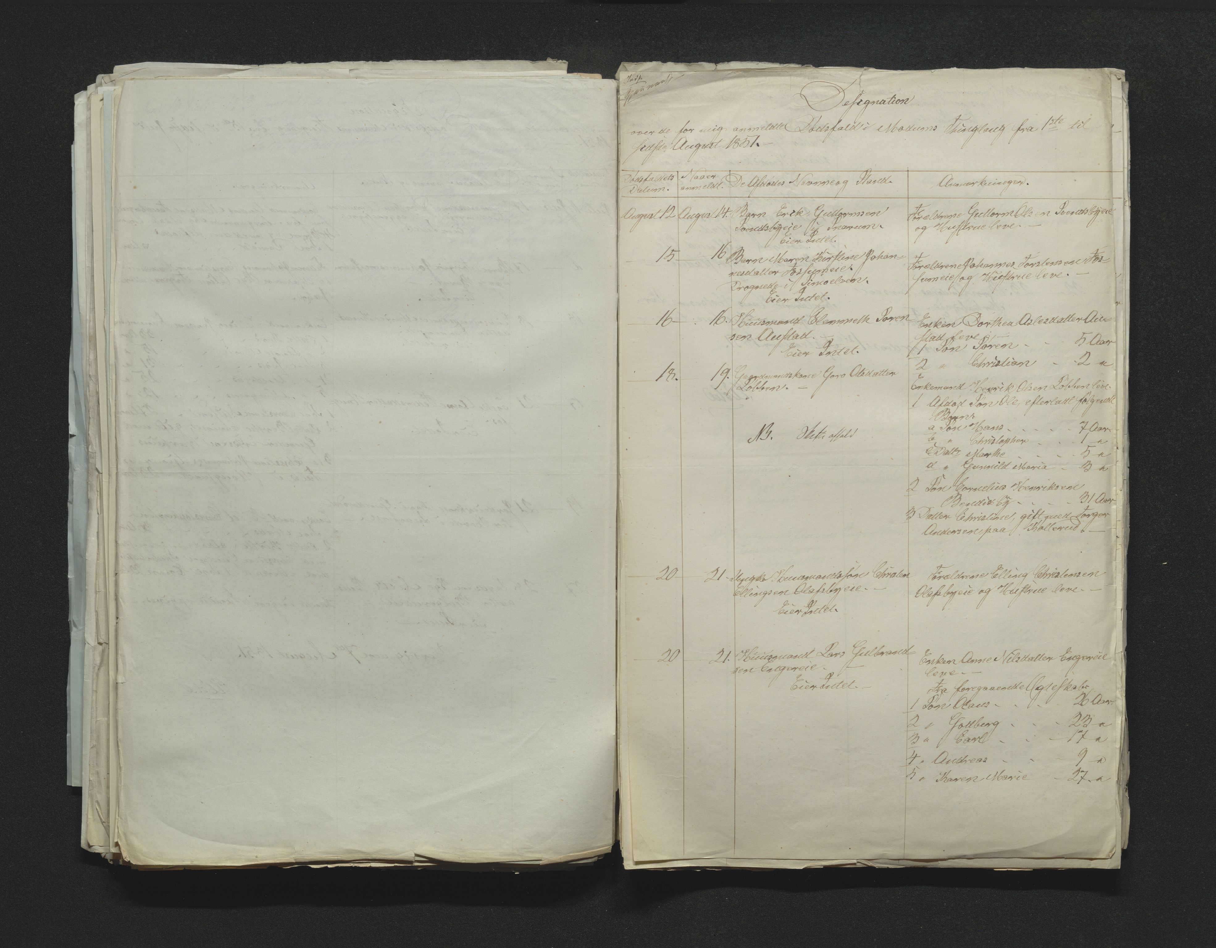 Eiker, Modum og Sigdal sorenskriveri, AV/SAKO-A-123/H/Ha/Hab/L0008: Dødsfallsmeldinger, 1850-1853