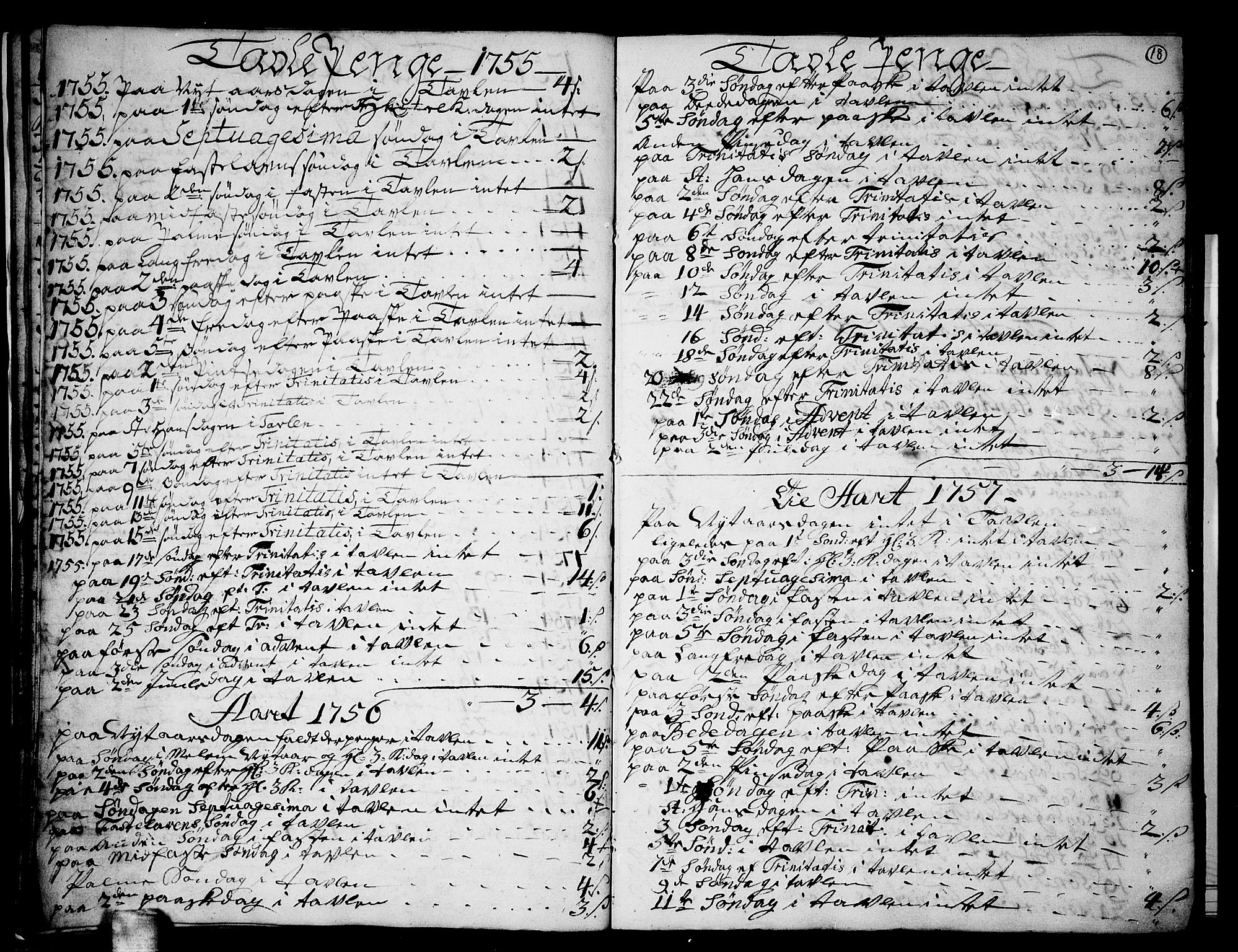 Skoger kirkebøker, AV/SAKO-A-59/G/Gb/L0002: Parish register (copy) no. II 2, 1753-1795, p. 18