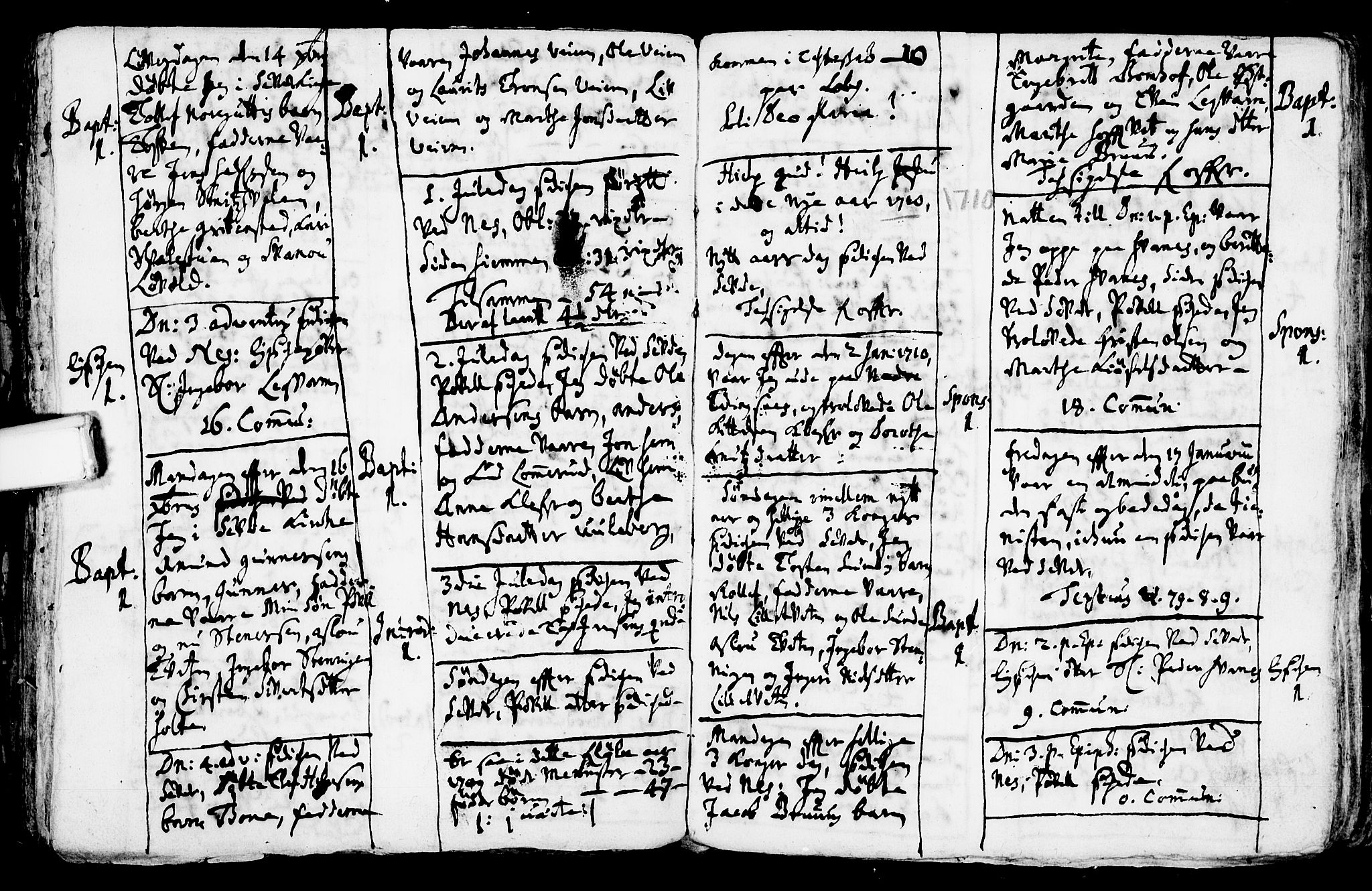 Sauherad kirkebøker, AV/SAKO-A-298/F/Fa/L0002: Parish register (official) no. I 2, 1681-1720