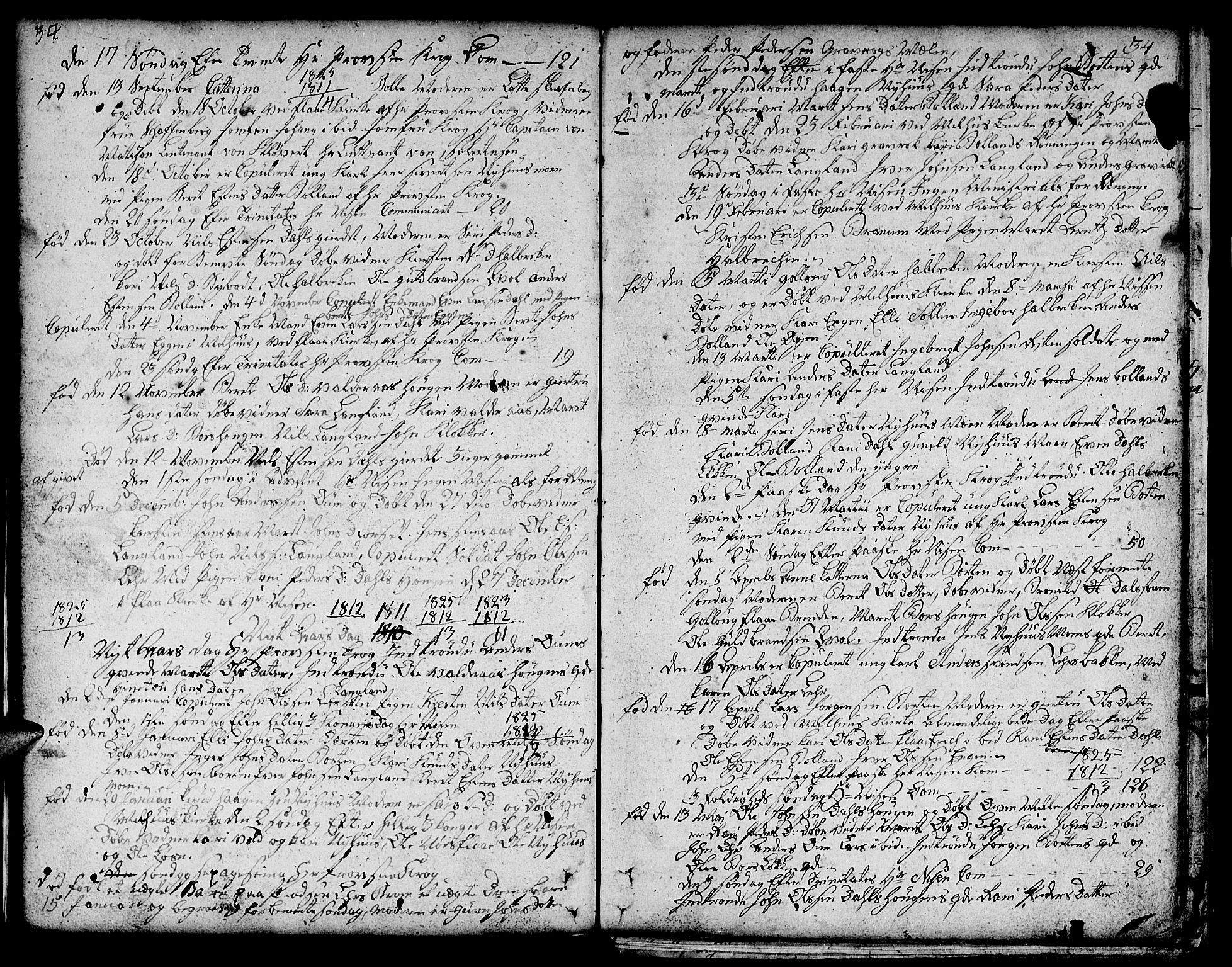Ministerialprotokoller, klokkerbøker og fødselsregistre - Sør-Trøndelag, SAT/A-1456/693/L1120: Parish register (copy) no. 693C01, 1799-1816, p. 34a-34b
