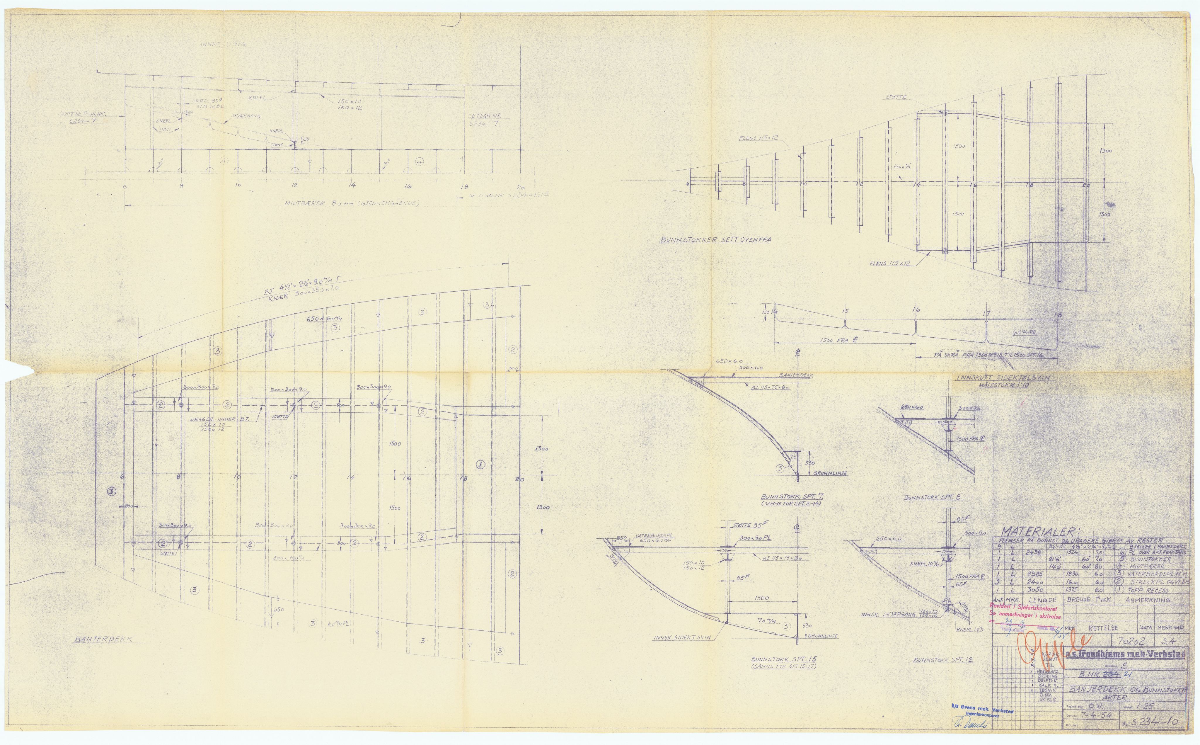 Sjøfartsdirektoratet med forløpere, skipsmapper slettede skip, AV/RA-S-4998/F/Fi/L2457/0001: Sletta mapper 1973-2003 Hovedliste / 14185, HOLGER STJERN (mappe 2/2), JWYF, 1957-1958, p. 1