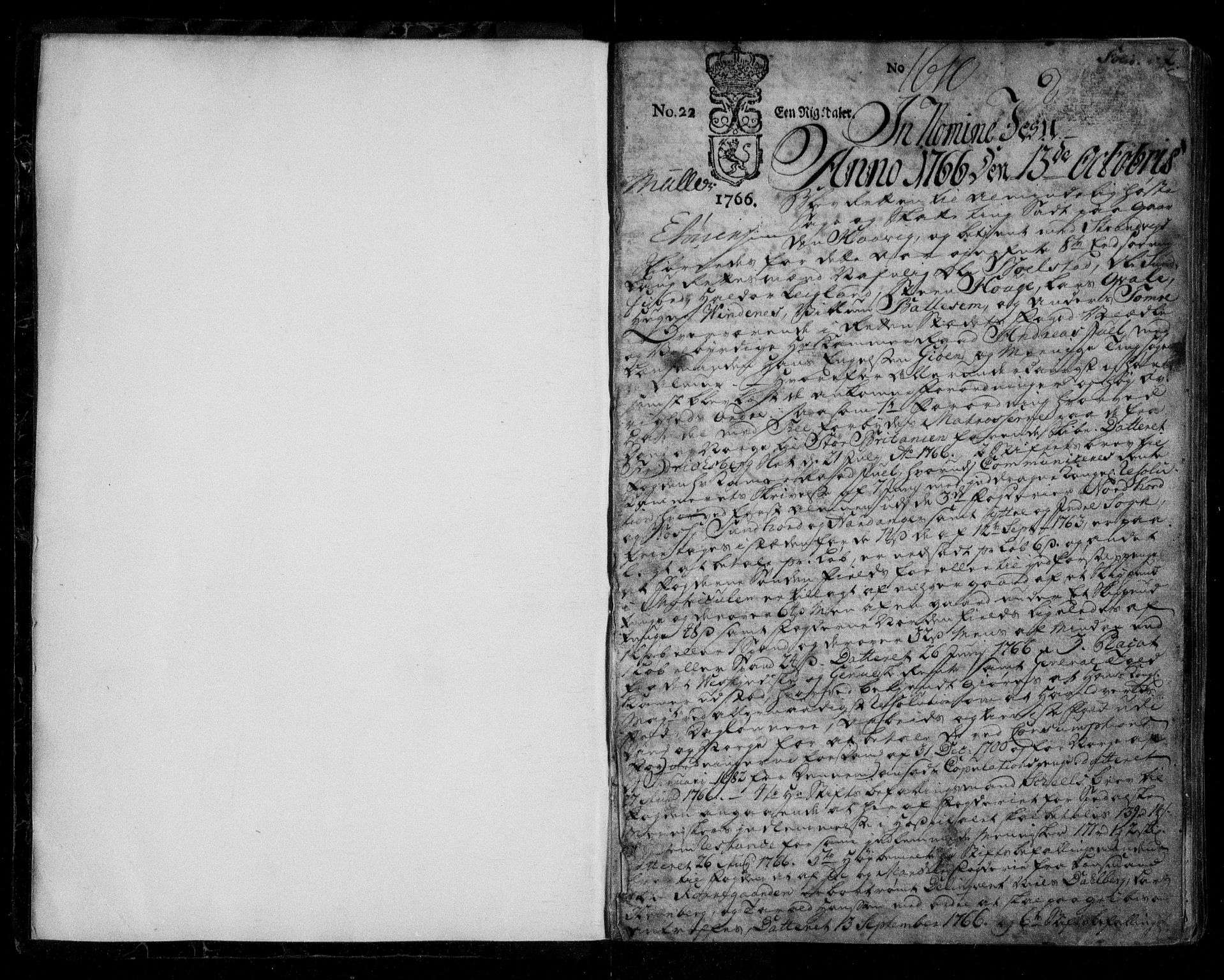 Sunnhordland sorenskrivar, SAB/A-2401/1/F/Faa/L0039: Tingbøker, 1766-1772, p. 0b-1a