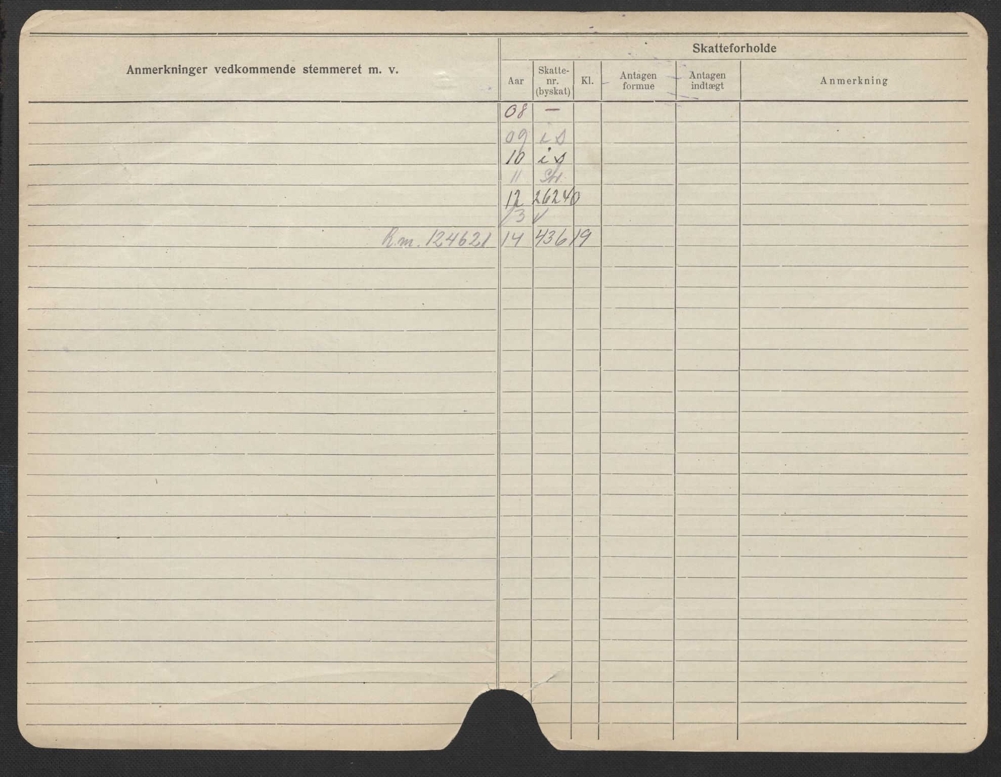 Oslo folkeregister, Registerkort, AV/SAO-A-11715/F/Fa/Fac/L0022: Kvinner, 1906-1914, p. 96b