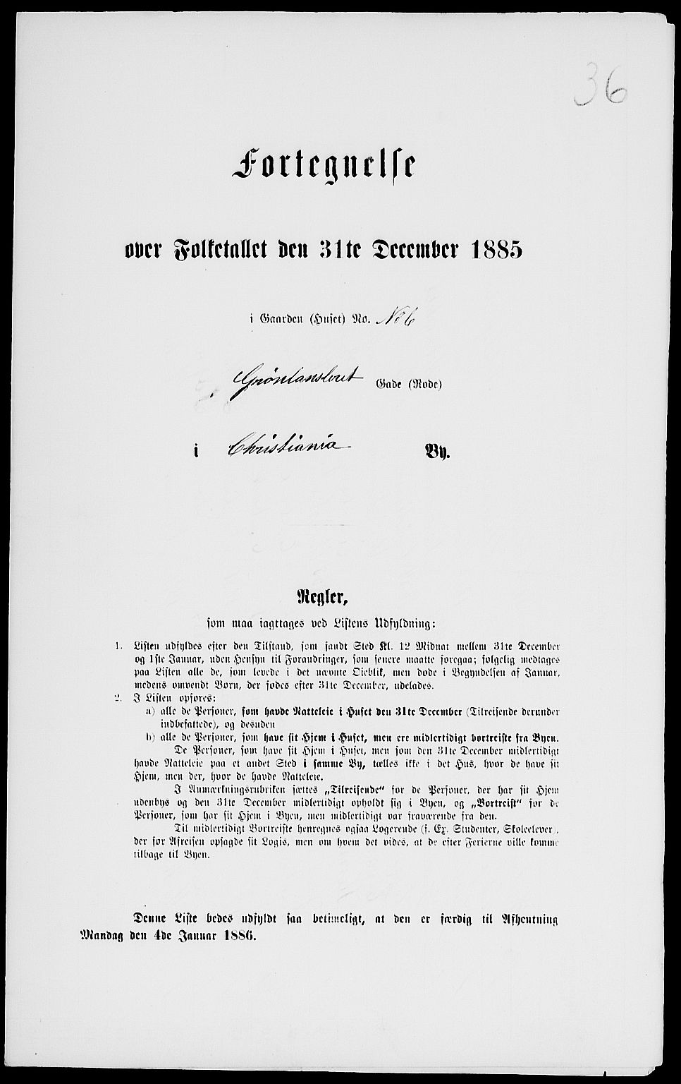 RA, 1885 census for 0301 Kristiania, 1885, p. 6804