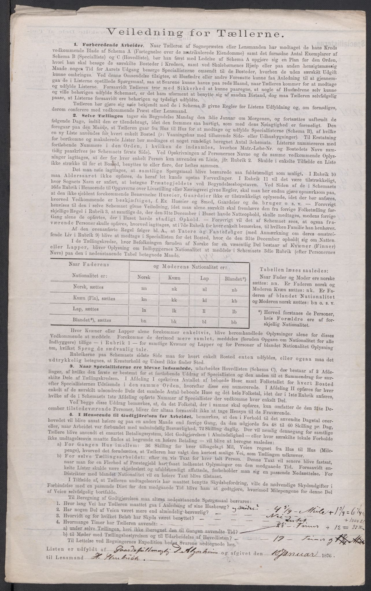 RA, 1875 census for 0235P Ullensaker, 1875, p. 9