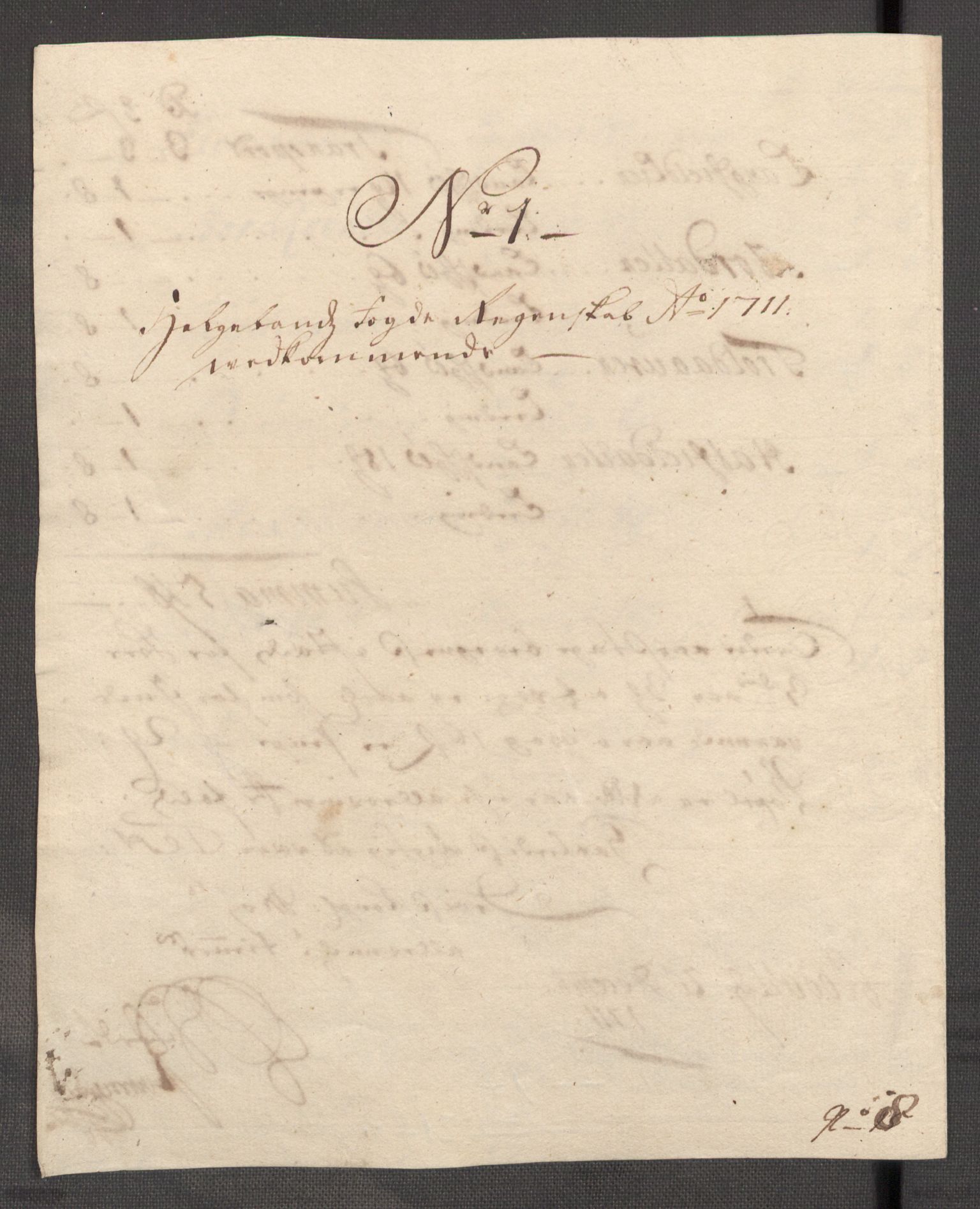 Rentekammeret inntil 1814, Reviderte regnskaper, Fogderegnskap, RA/EA-4092/R65/L4511: Fogderegnskap Helgeland, 1710-1711, p. 244