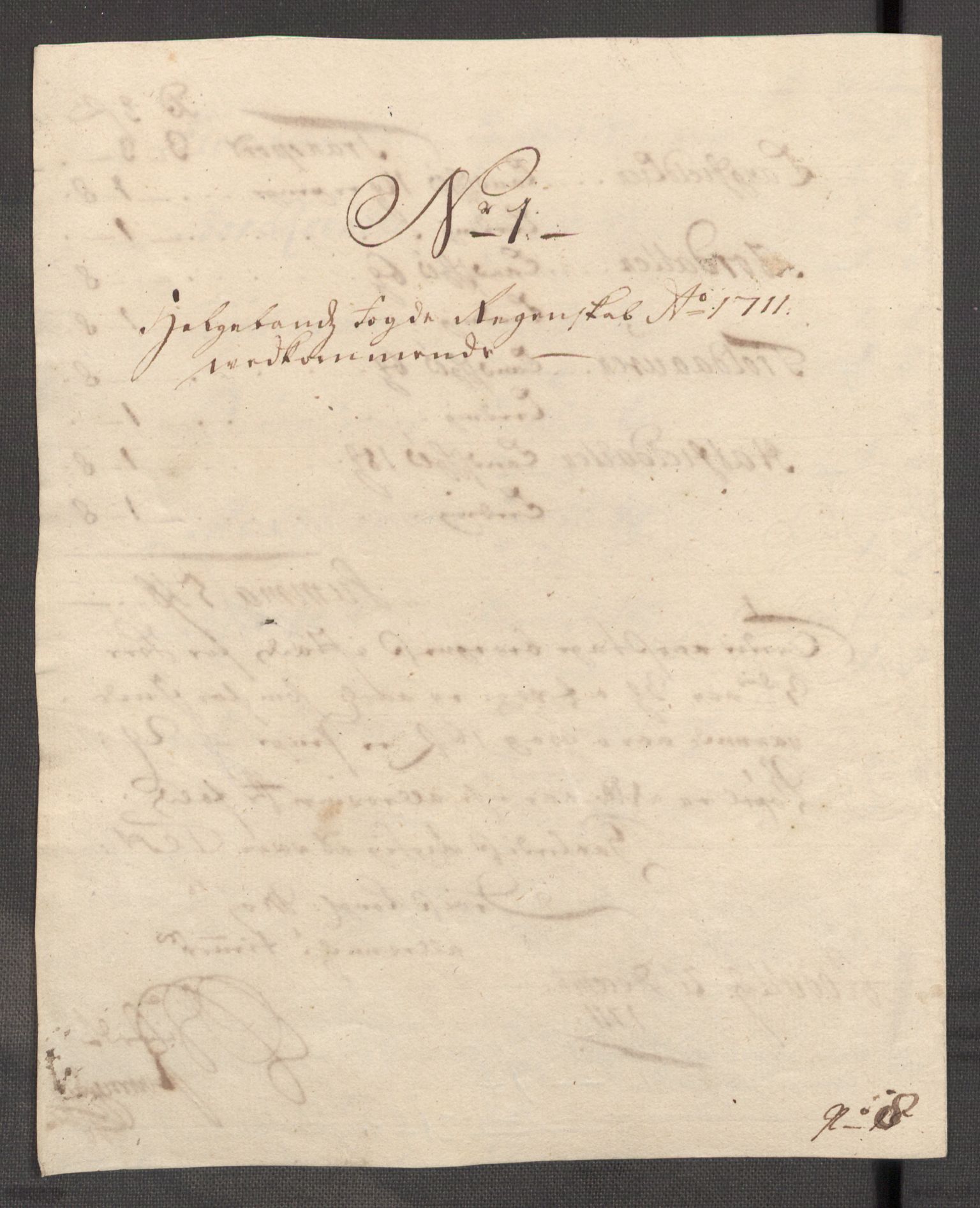 Rentekammeret inntil 1814, Reviderte regnskaper, Fogderegnskap, AV/RA-EA-4092/R65/L4511: Fogderegnskap Helgeland, 1710-1711, p. 244