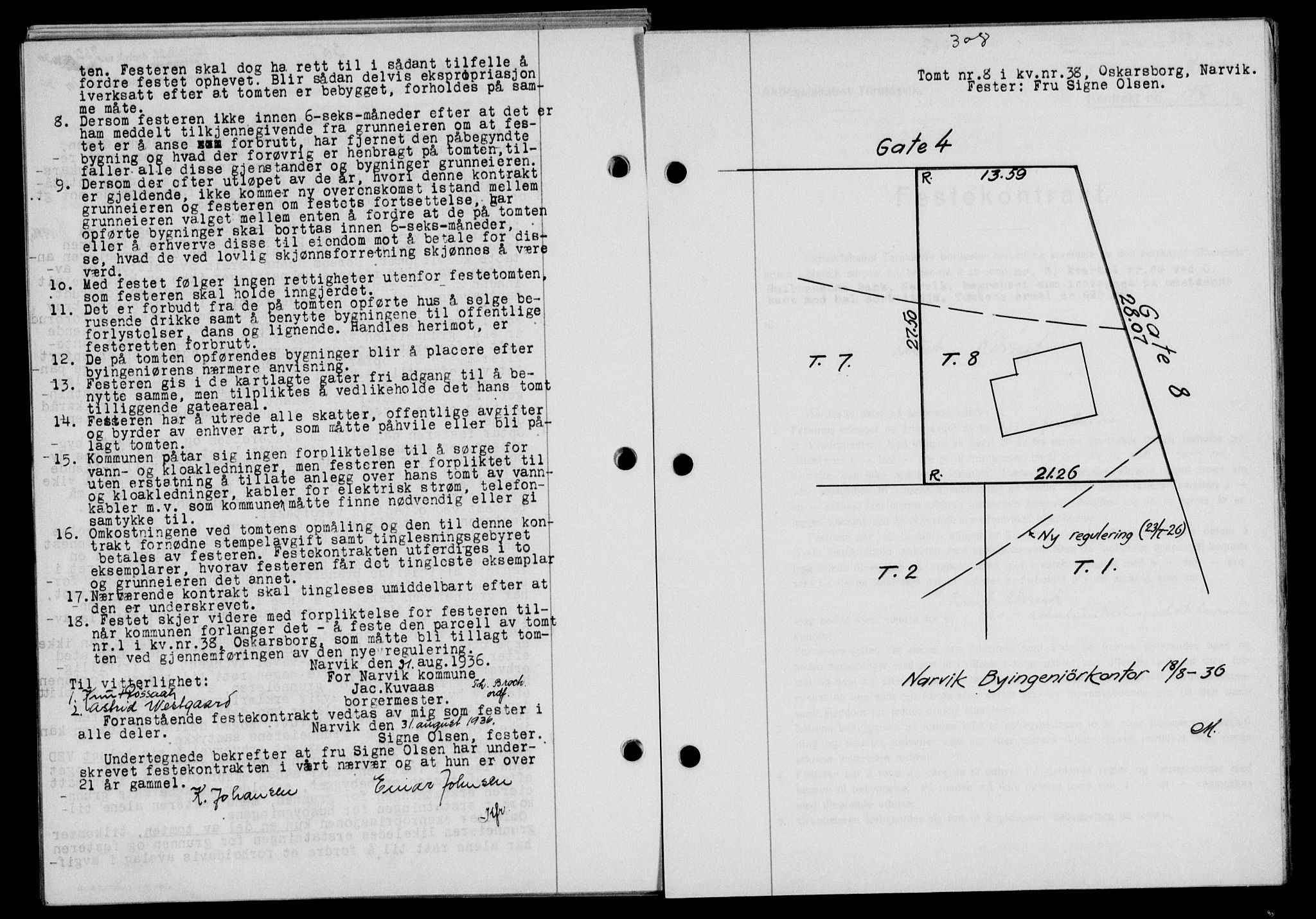 Narvik sorenskriveri, SAT/A-0002/1/2/2C/2Ca/L0011: Mortgage book no. 14, 1935-1937, Deed date: 05.09.1936