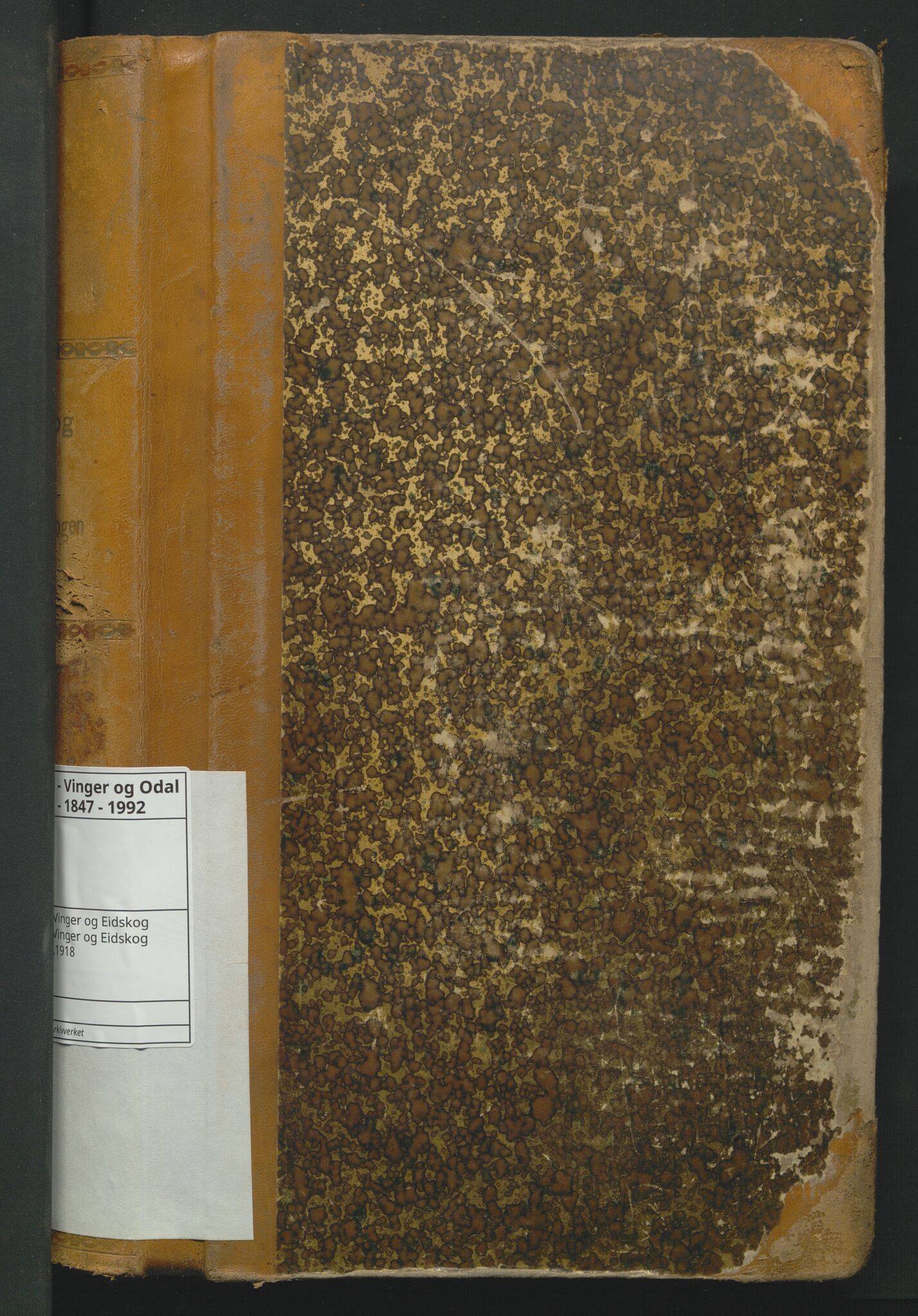 Vinger og Odal sorenskriveri, AV/SAH-TING-022/G/Gb/Gbc/L0028: Tingbok - Vinger og Eidskog, 1913-1918