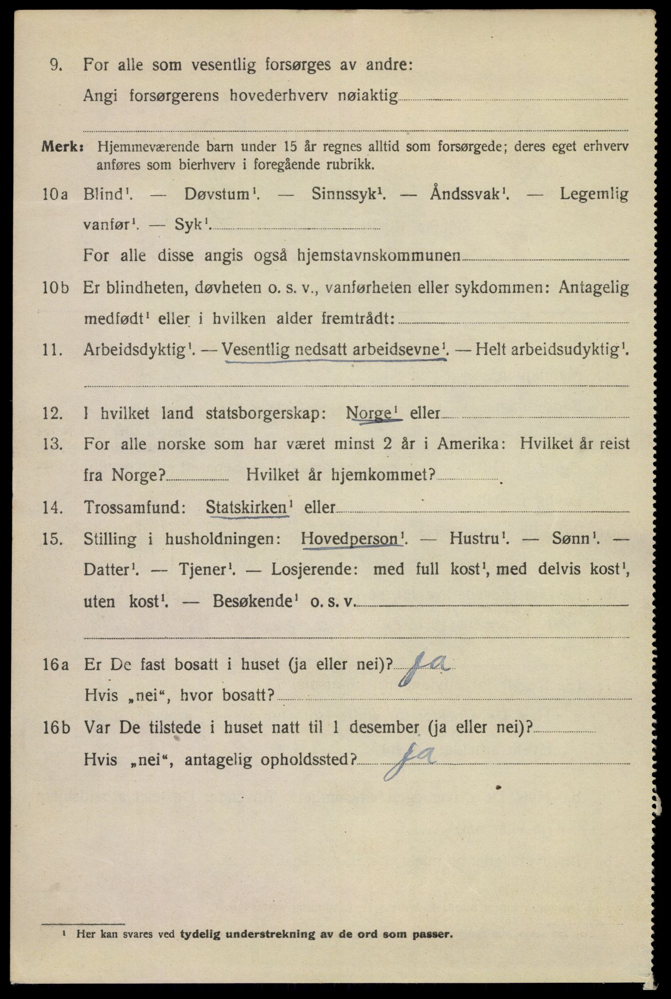 SAKO, 1920 census for Kragerø, 1920, p. 9752