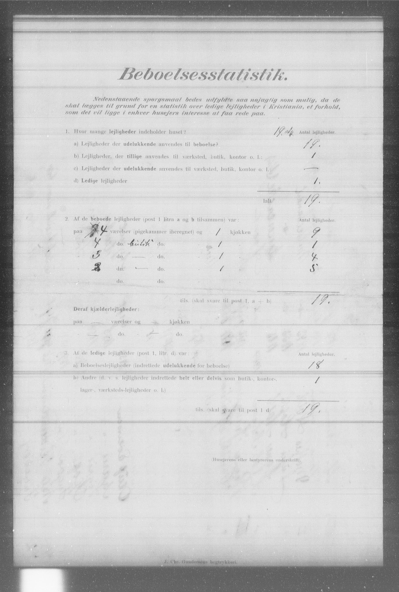 OBA, Municipal Census 1902 for Kristiania, 1902, p. 7492