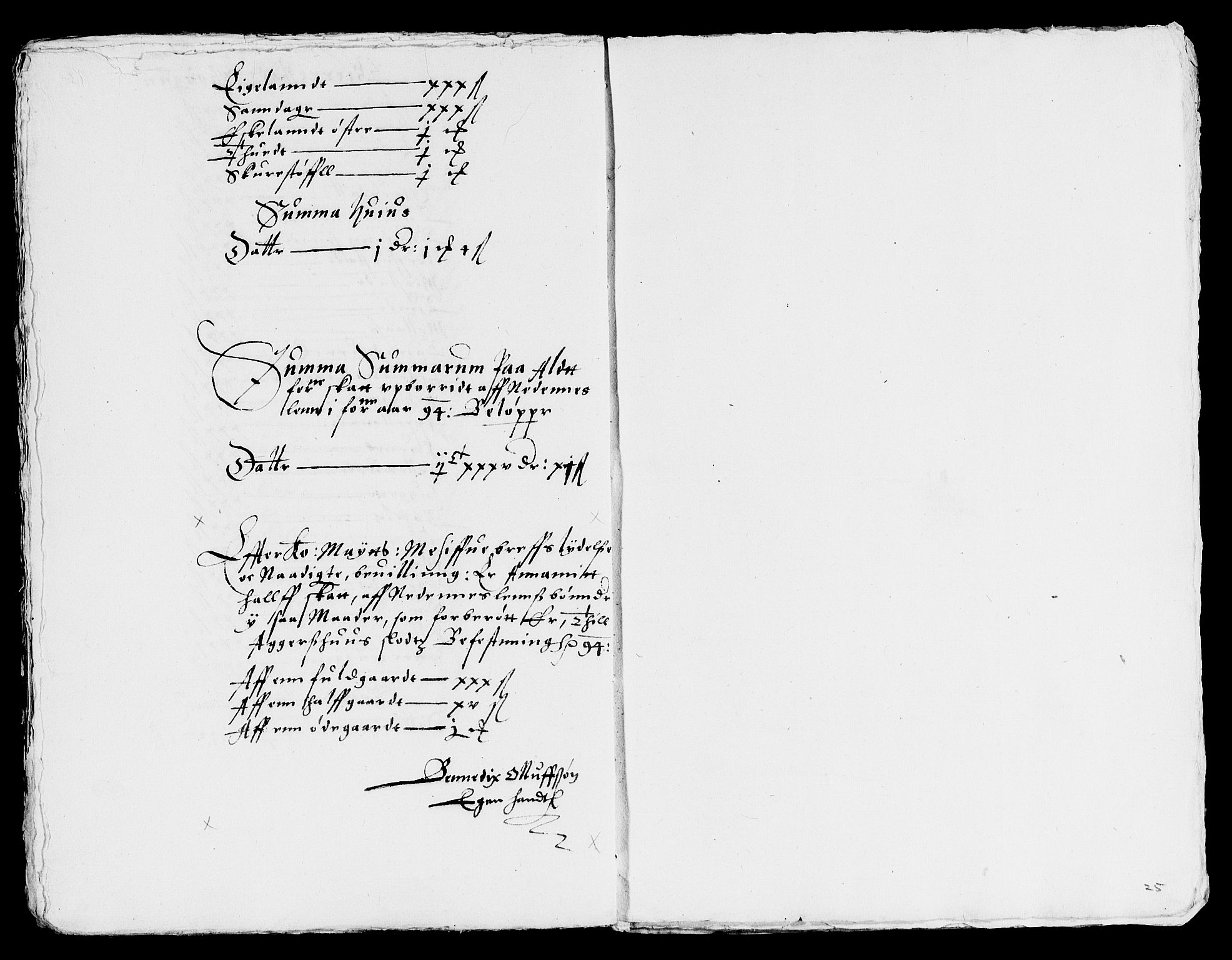 Rentekammeret inntil 1814, Reviderte regnskaper, Lensregnskaper, AV/RA-EA-5023/R/Rb/Rba/L0006: Akershus len, 1593-1594