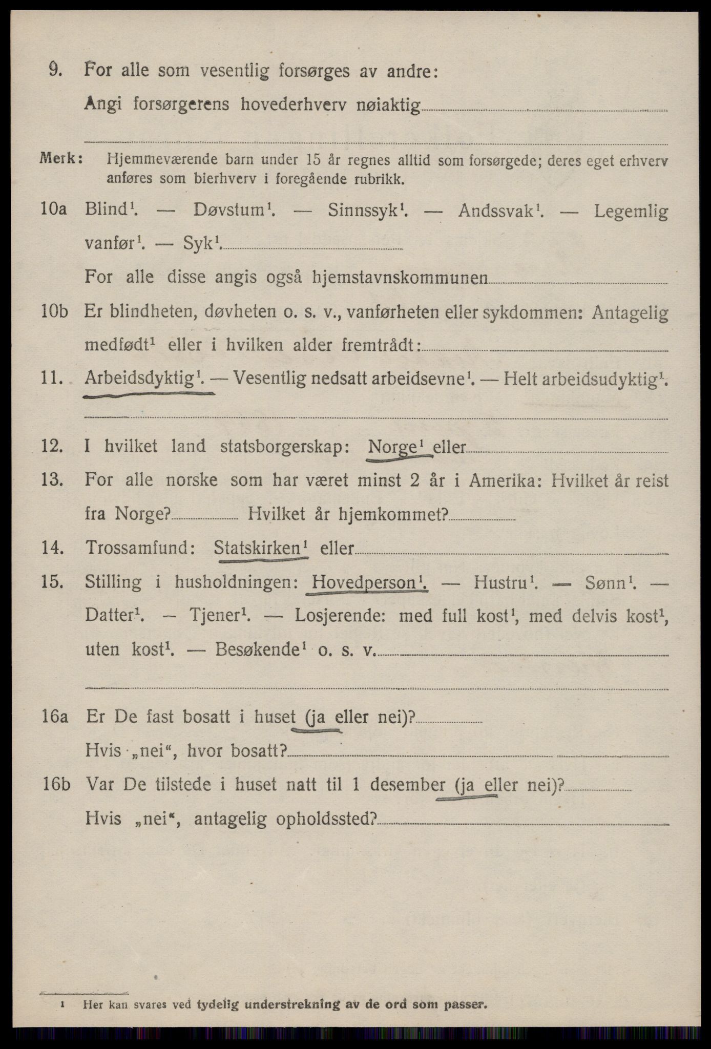 SAT, 1920 census for Rindal, 1920, p. 1593