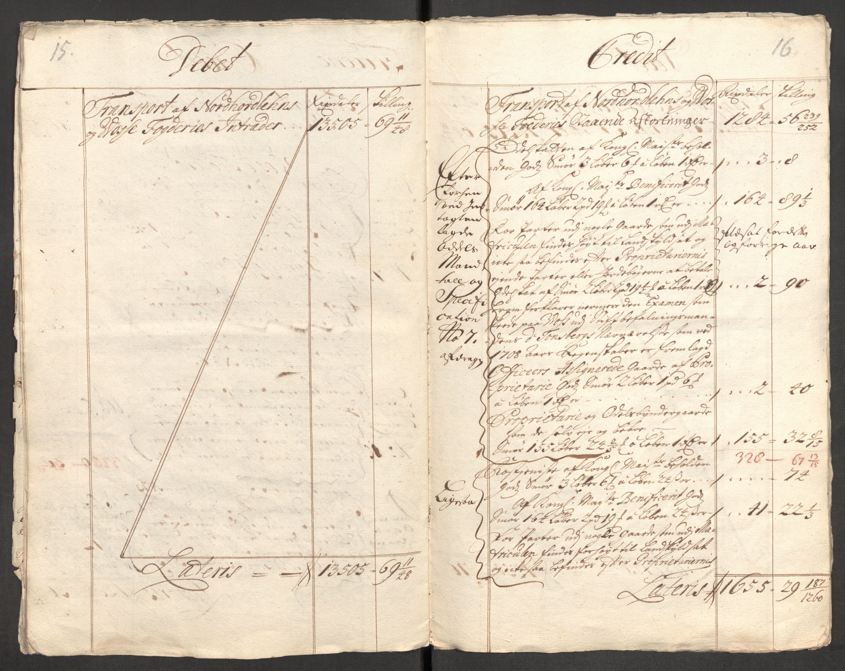 Rentekammeret inntil 1814, Reviderte regnskaper, Fogderegnskap, AV/RA-EA-4092/R51/L3191: Fogderegnskap Nordhordland og Voss, 1710, p. 12