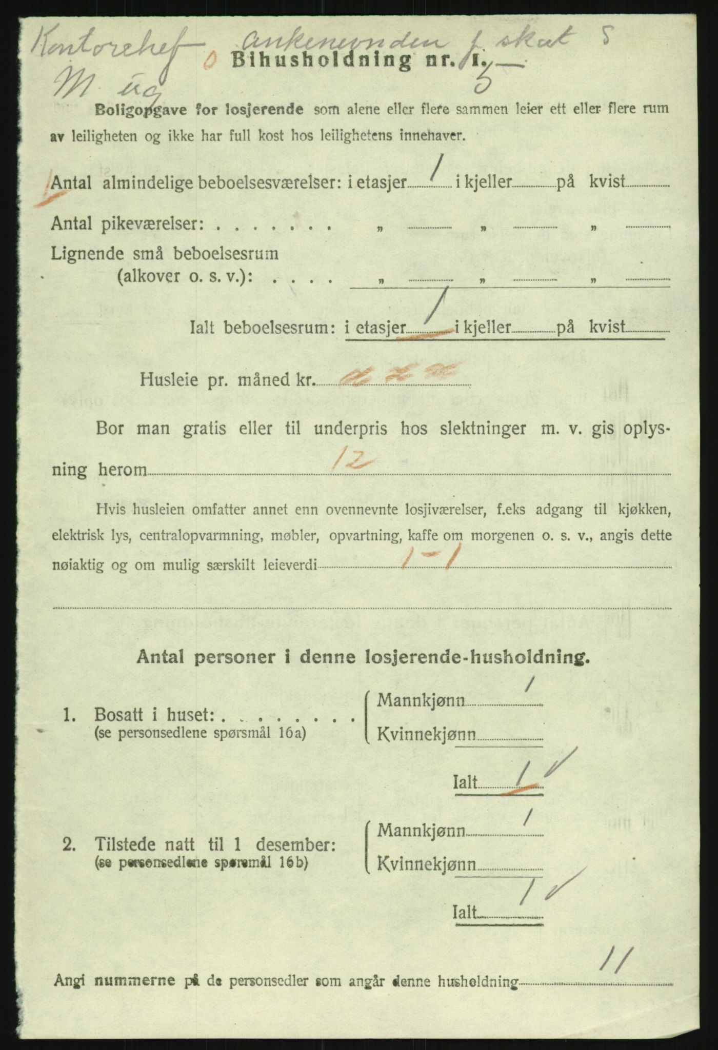 SAO, 1920 census for Kristiania, 1920, p. 45570