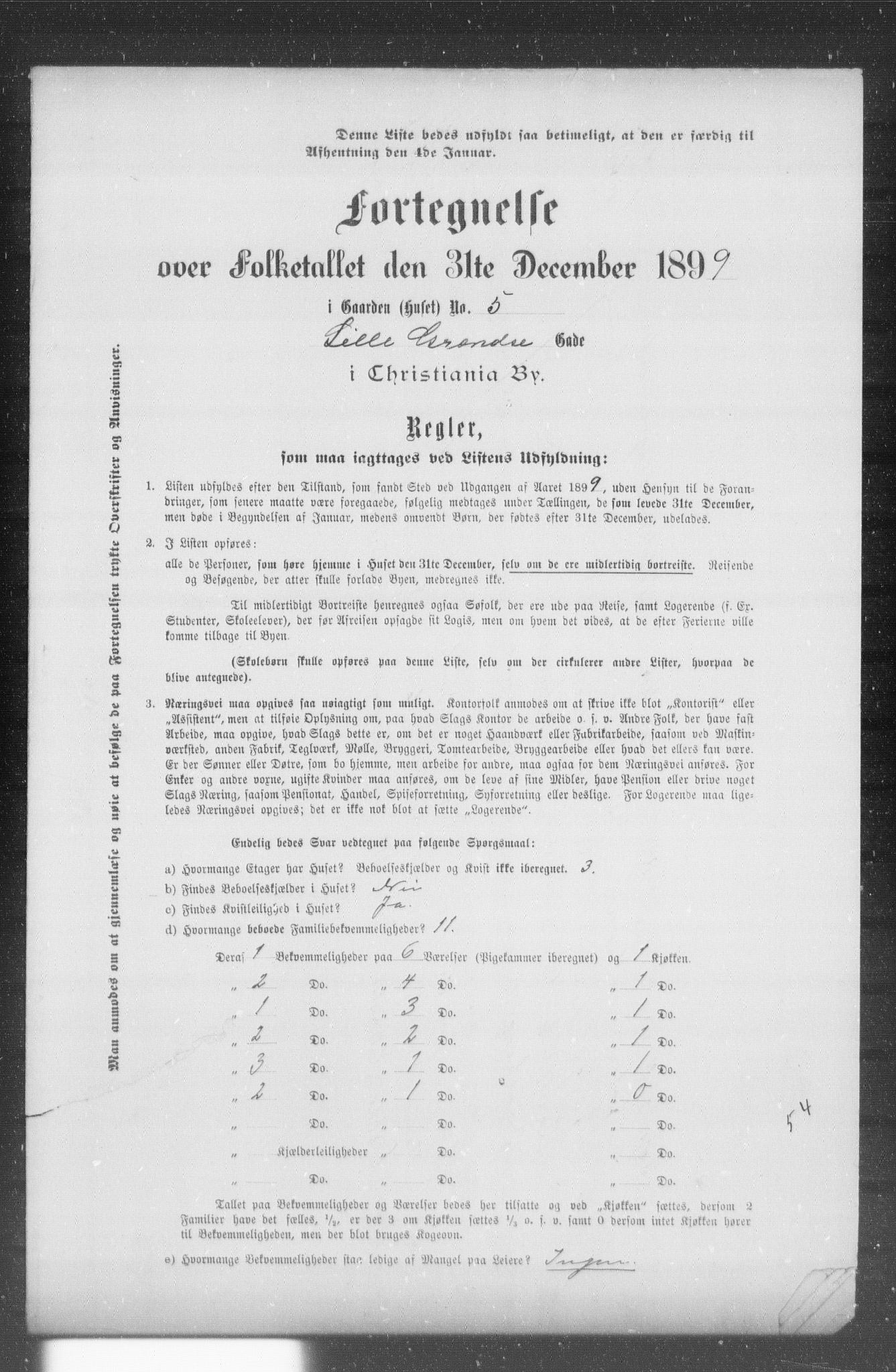 OBA, Municipal Census 1899 for Kristiania, 1899, p. 7550