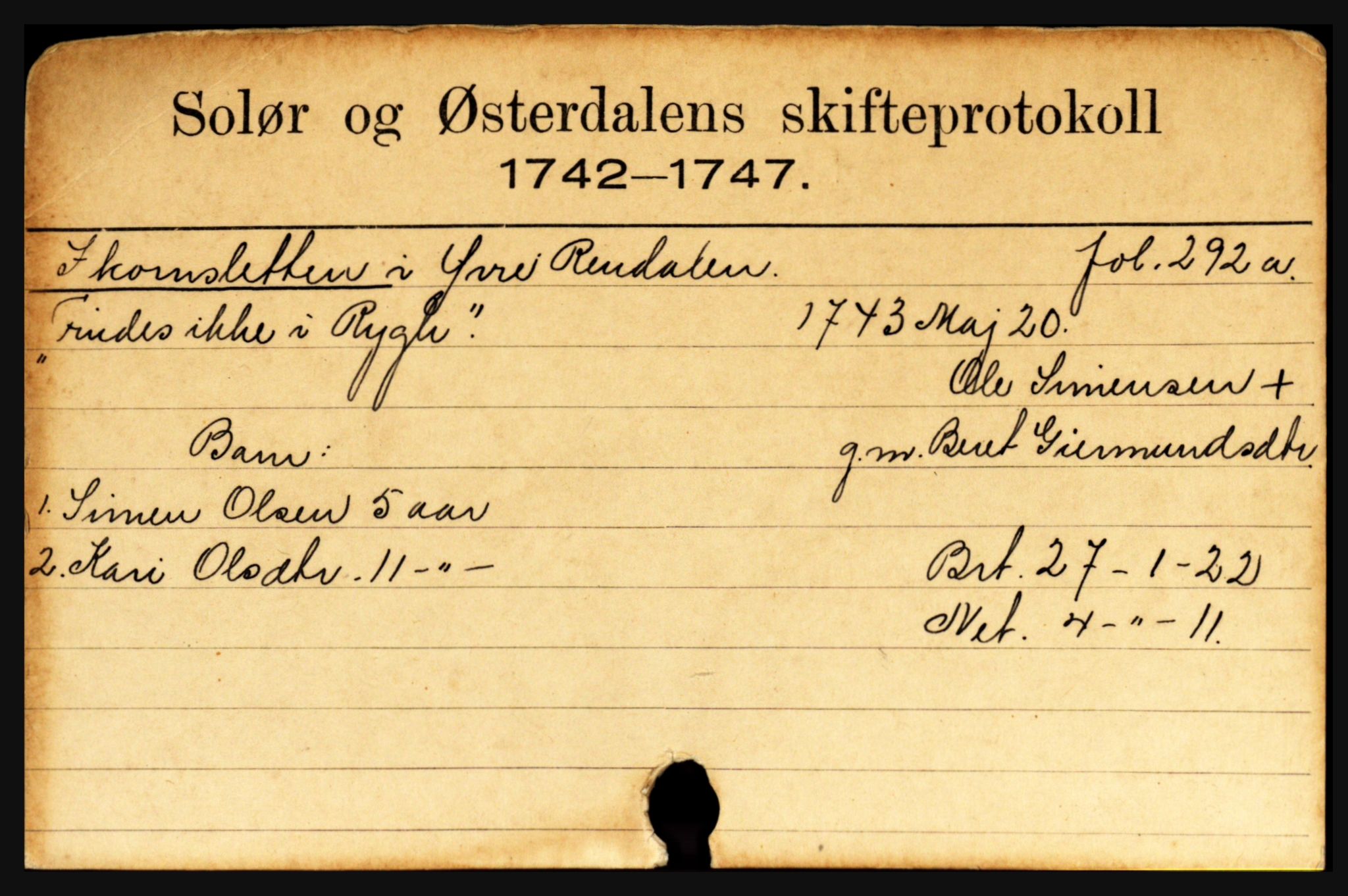 Solør og Østerdalen sorenskriveri, SAH/TING-024/J, 1716-1774, p. 2549