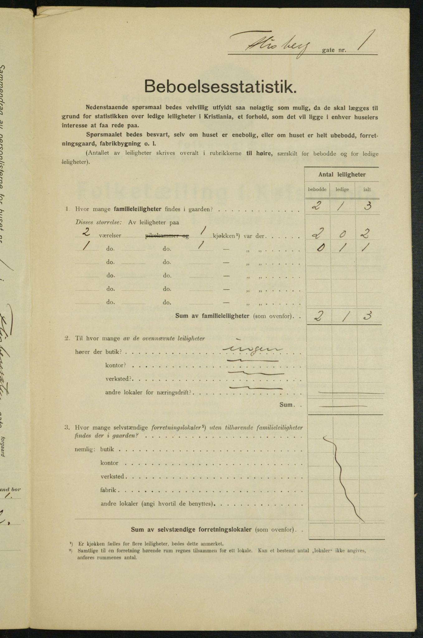 OBA, Municipal Census 1915 for Kristiania, 1915, p. 24146