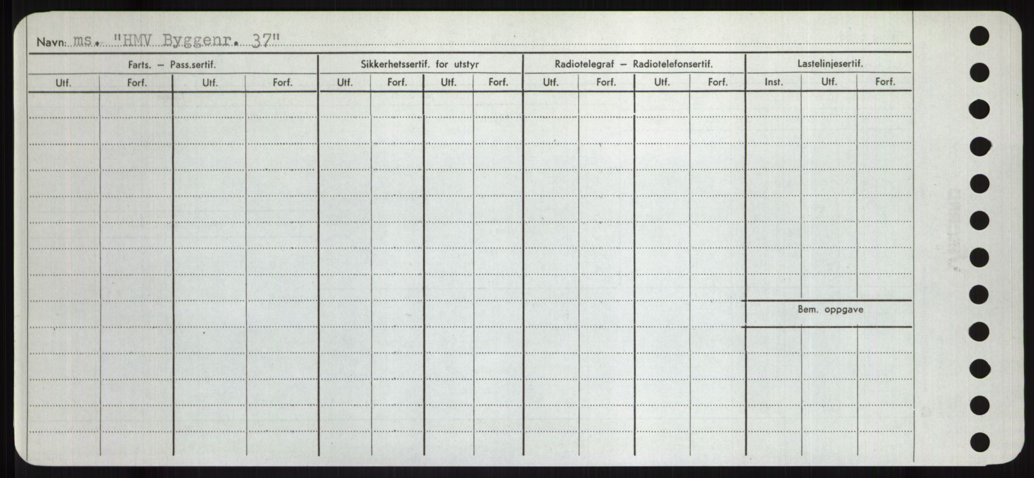 Sjøfartsdirektoratet med forløpere, Skipsmålingen, RA/S-1627/H/Hd/L0014: Fartøy, H-Havl, p. 16