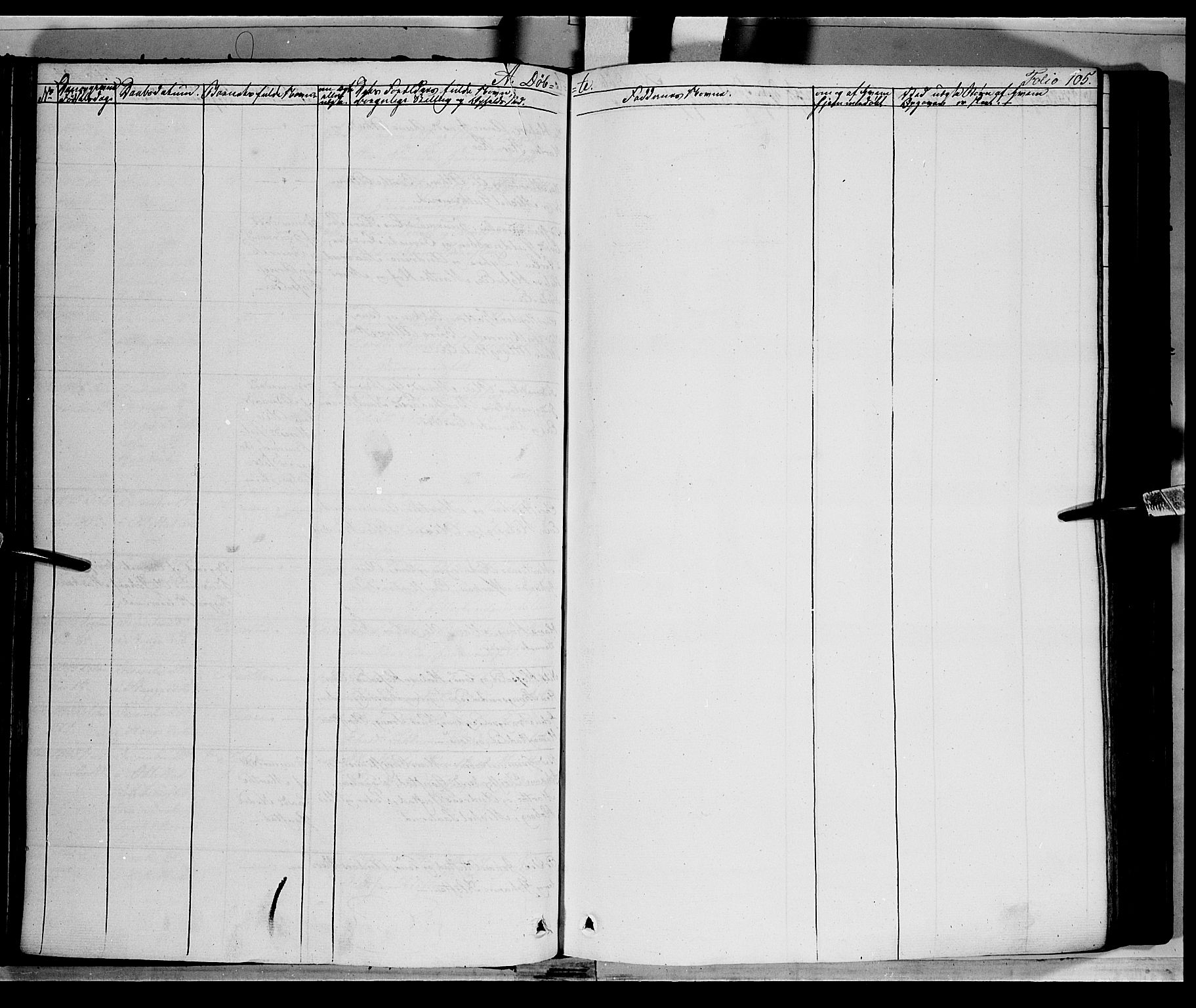 Stange prestekontor, SAH/PREST-002/K/L0010: Parish register (official) no. 10, 1835-1845, p. 105