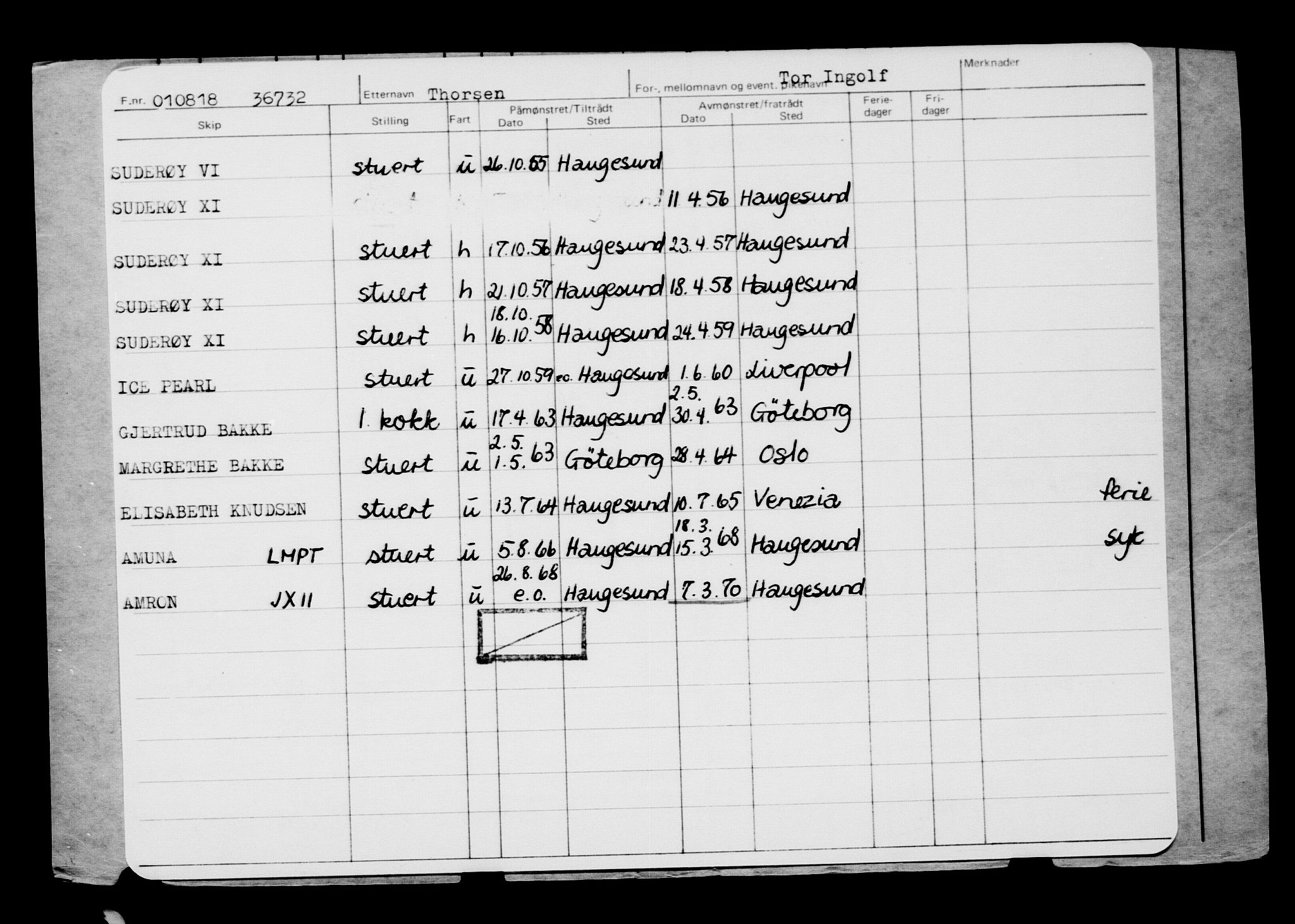 Direktoratet for sjømenn, AV/RA-S-3545/G/Gb/L0161: Hovedkort, 1918, p. 23