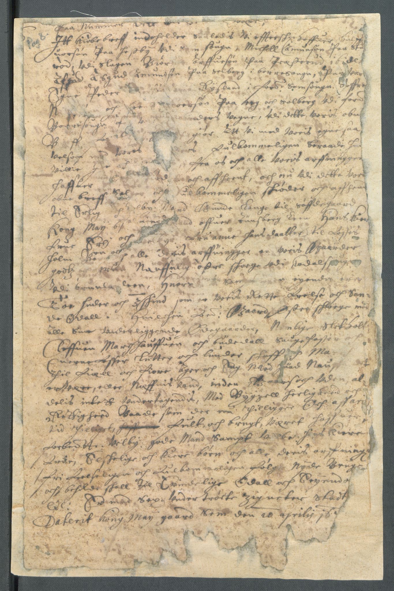 Riksarkivets diplomsamling, AV/RA-EA-5965/F02/L0166: Dokumenter, 1654-1656, p. 269