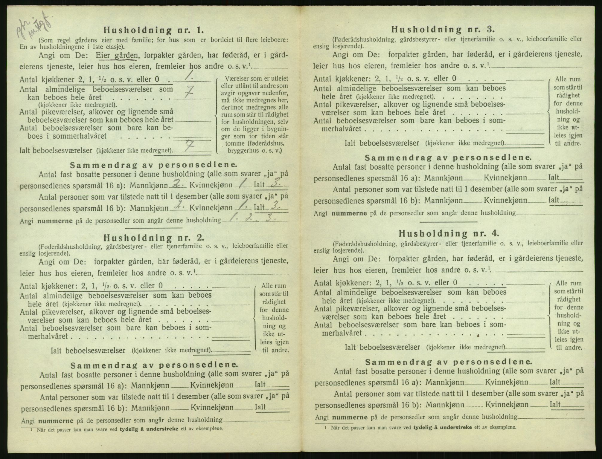 SAK, 1920 census for Gjøvdal, 1920, p. 135
