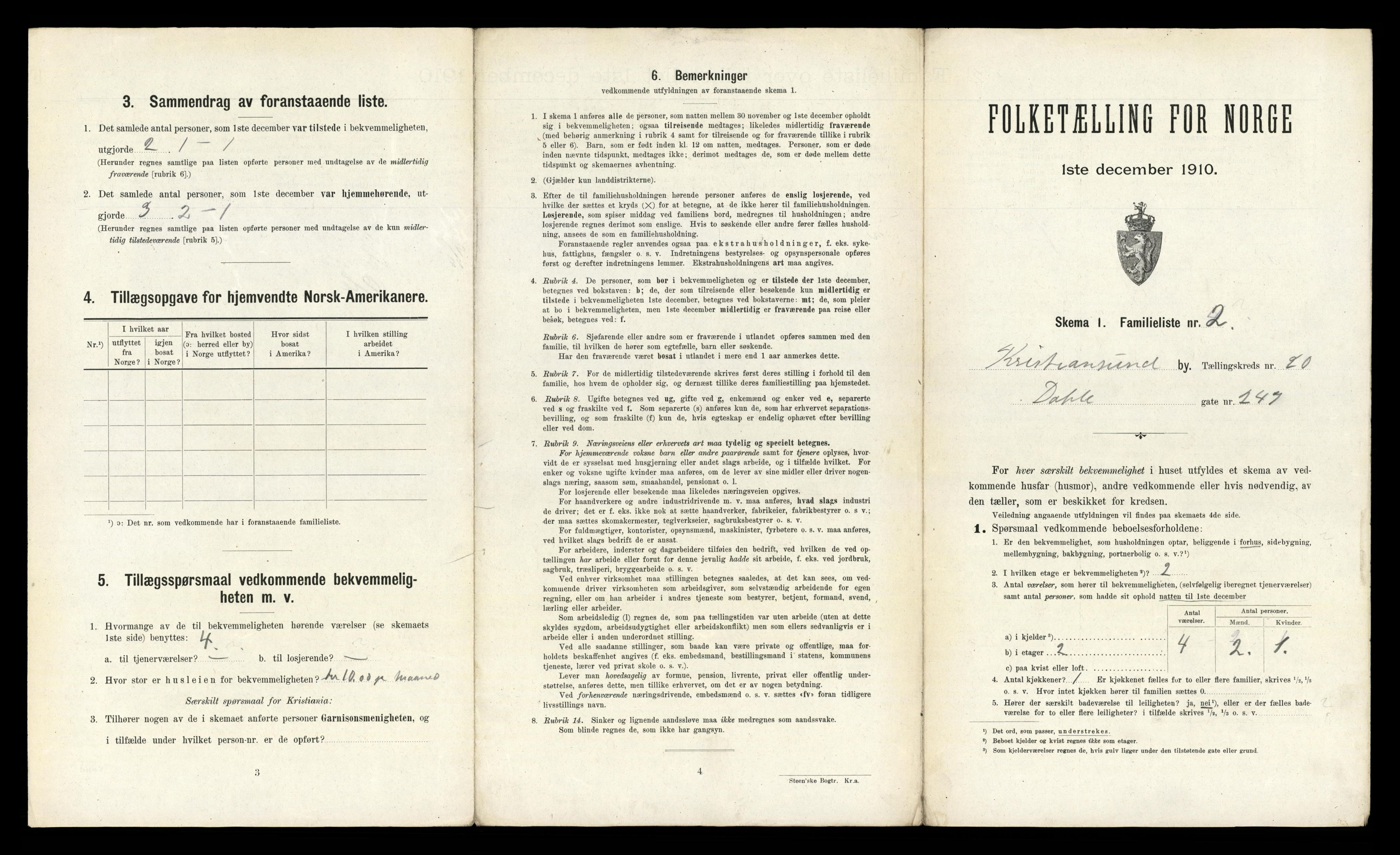 RA, 1910 census for Kristiansund, 1910, p. 7227