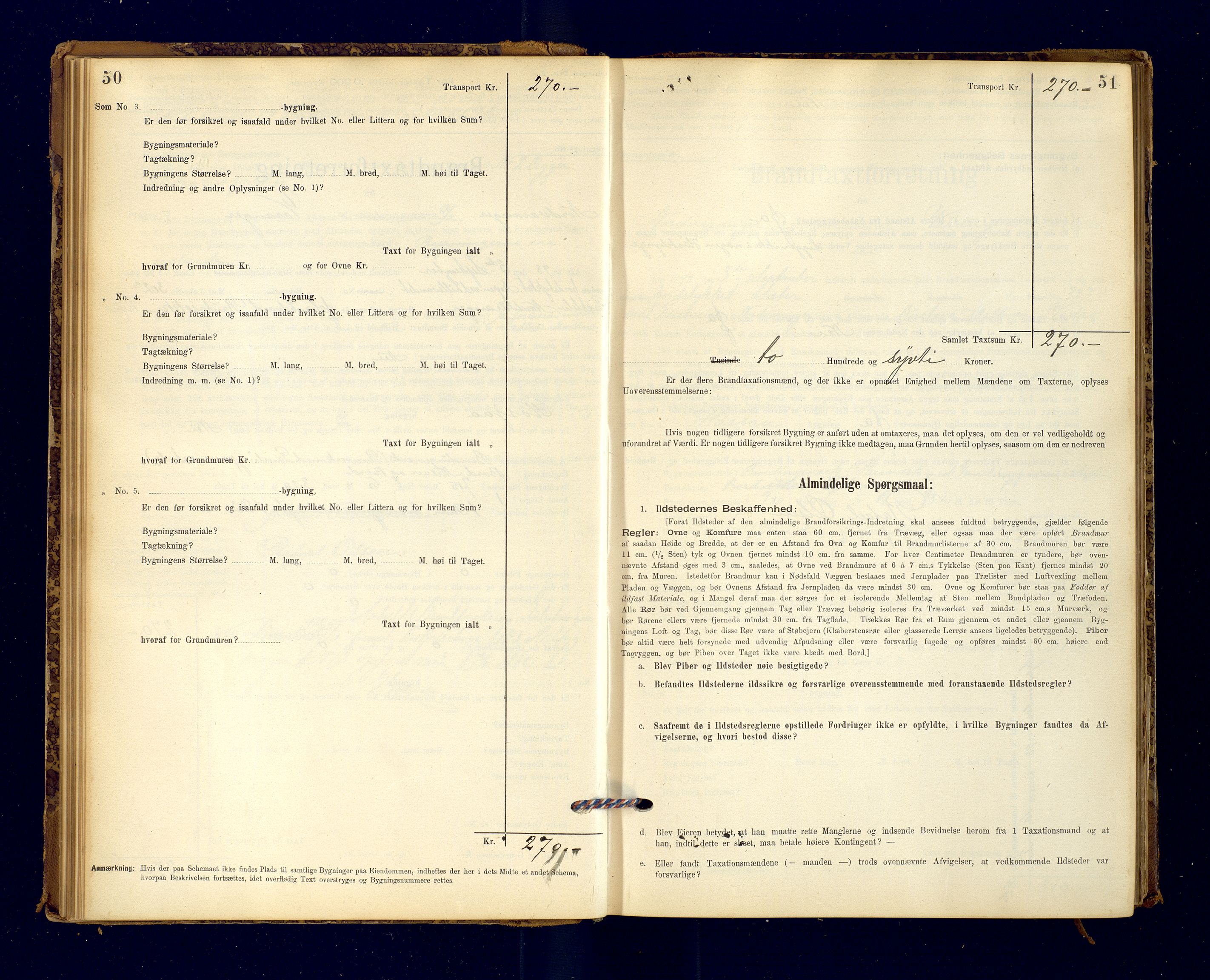 Nord-Varanger (Vadsø) lensmannskontor, AV/SATØ-S-1166/1/Fp/Fpb/L0198: Branntakstprotokoller, 1895-1913, p. 50-51