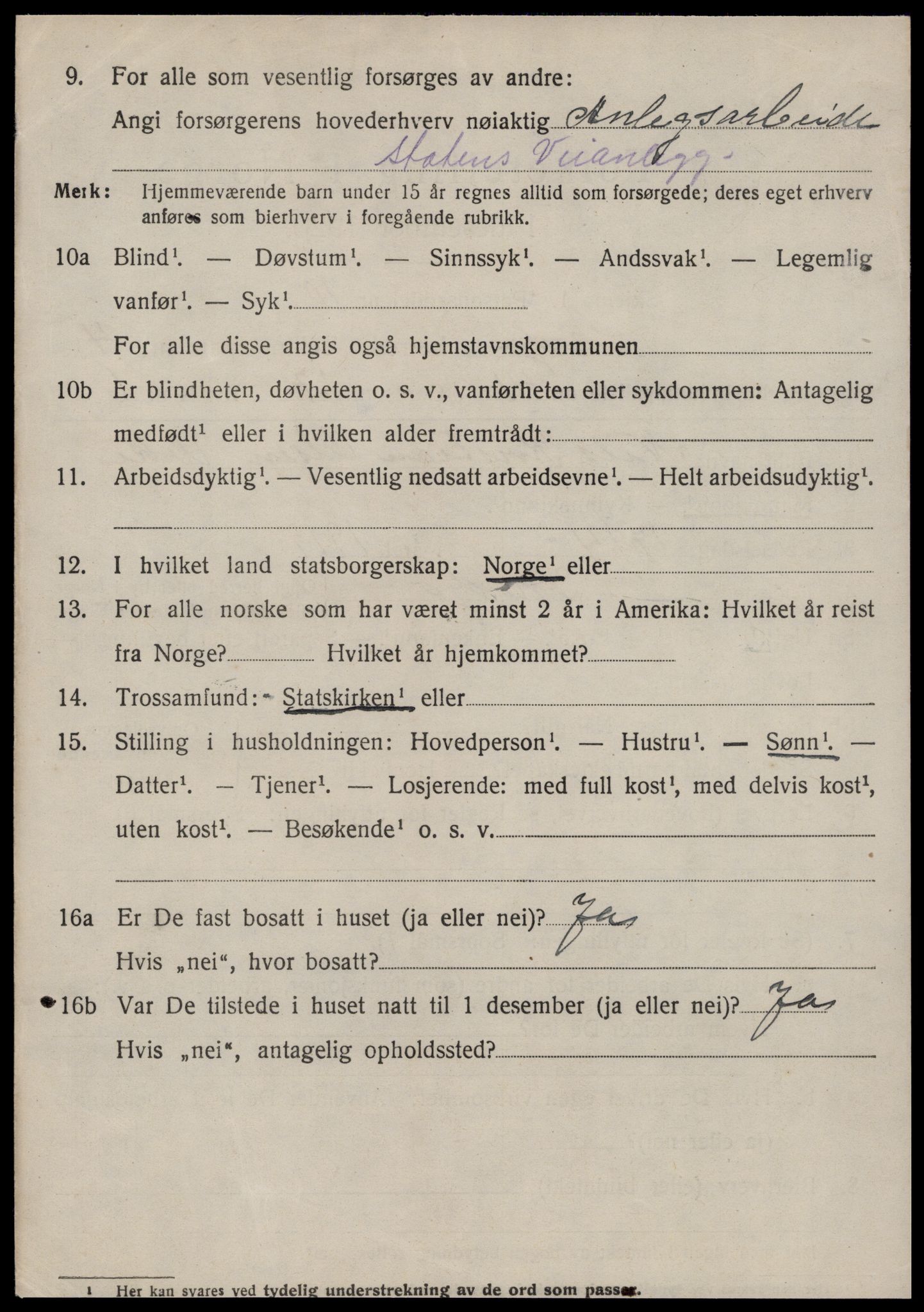 SAT, 1920 census for Skodje, 1920, p. 2296