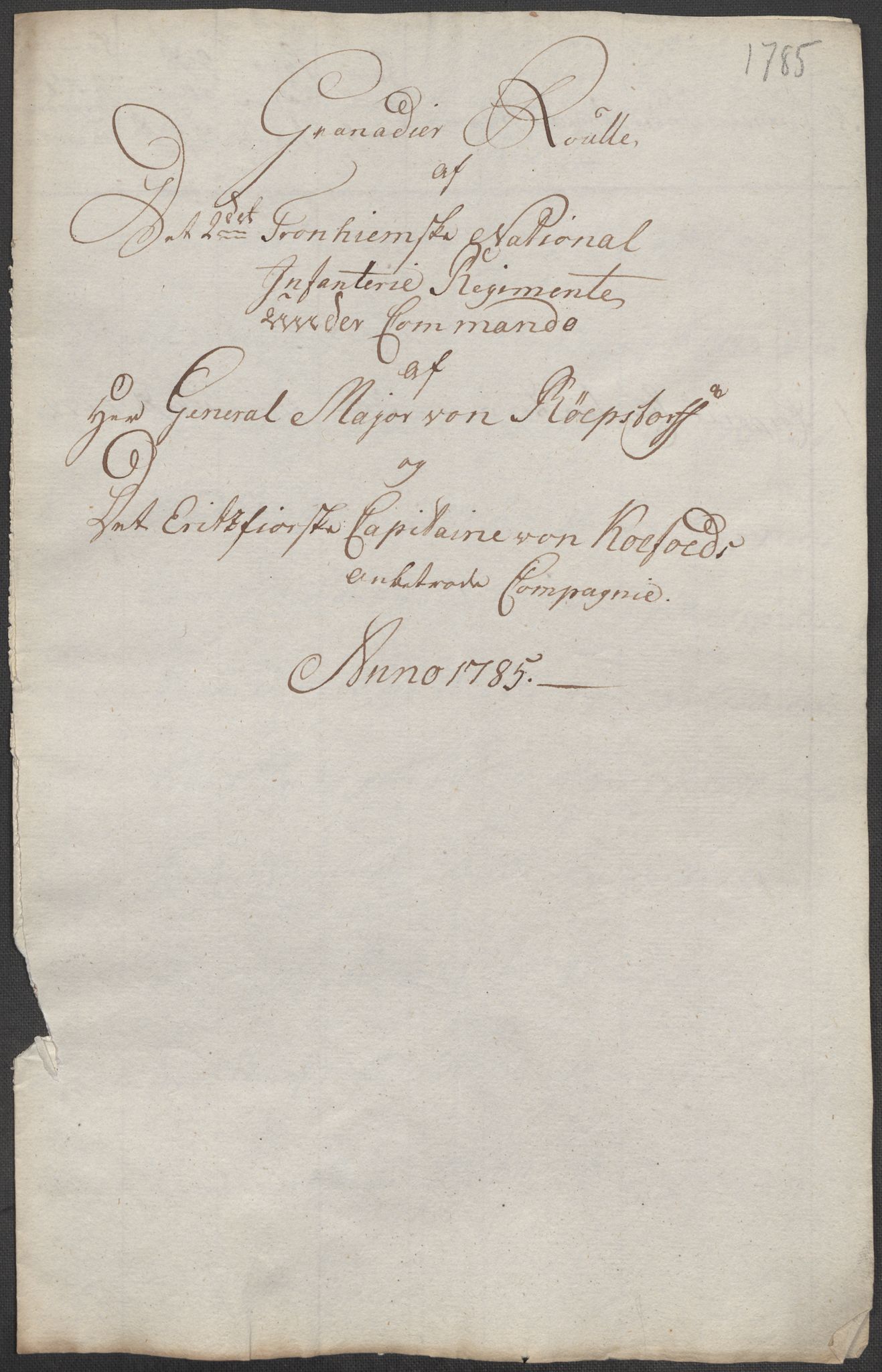 Generalitets- og kommissariatskollegiet, Det kongelige norske kommissariatskollegium, RA/EA-5420/E/Eh/L0001b: Diverse, 1659-1807, p. 222