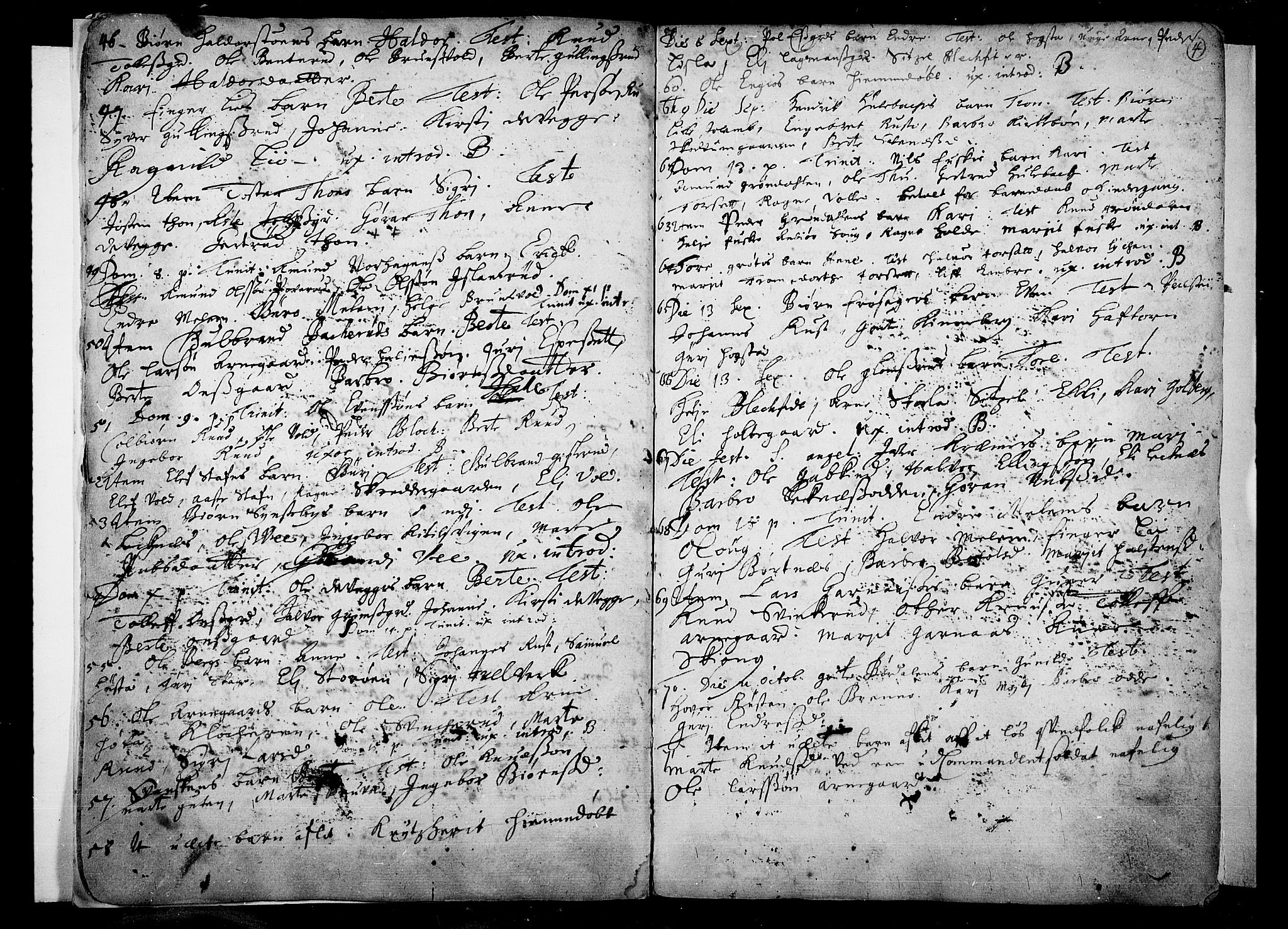 Nes kirkebøker, AV/SAKO-A-236/F/Fa/L0001: Parish register (official) no. 1, 1693-1706, p. 4