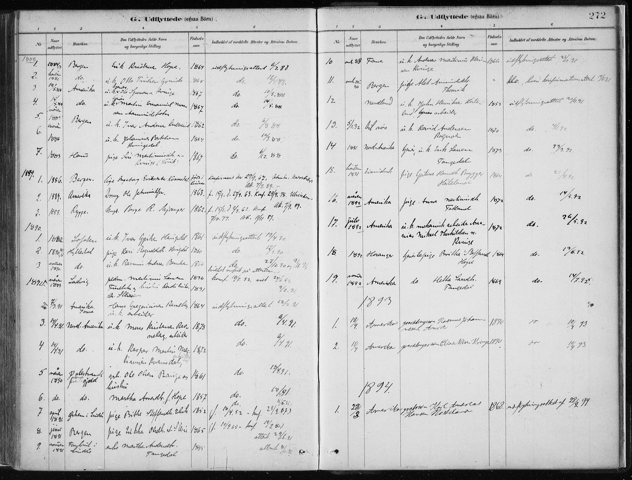 Masfjorden Sokneprestembete, SAB/A-77001: Parish register (official) no. B  1, 1876-1899, p. 272