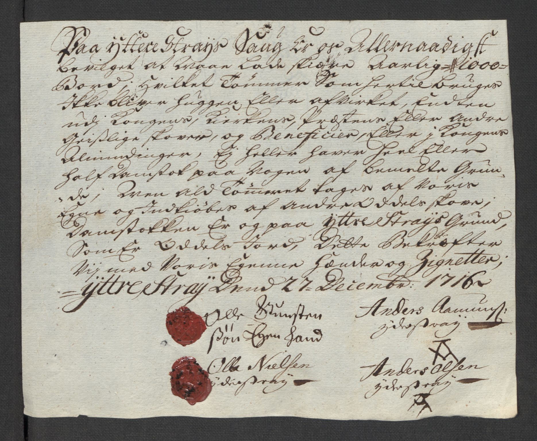 Rentekammeret inntil 1814, Reviderte regnskaper, Fogderegnskap, AV/RA-EA-4092/R43/L2560: Fogderegnskap Lista og Mandal, 1716, p. 63