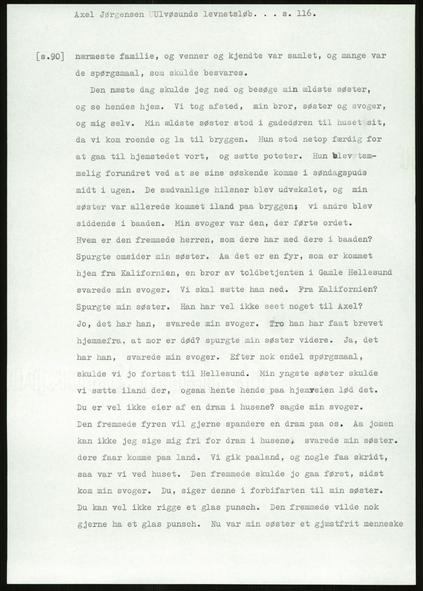 Samlinger til kildeutgivelse, Amerikabrevene, AV/RA-EA-4057/F/L0026: Innlån fra Aust-Agder: Aust-Agder-Arkivet - Erickson, 1838-1914, p. 823